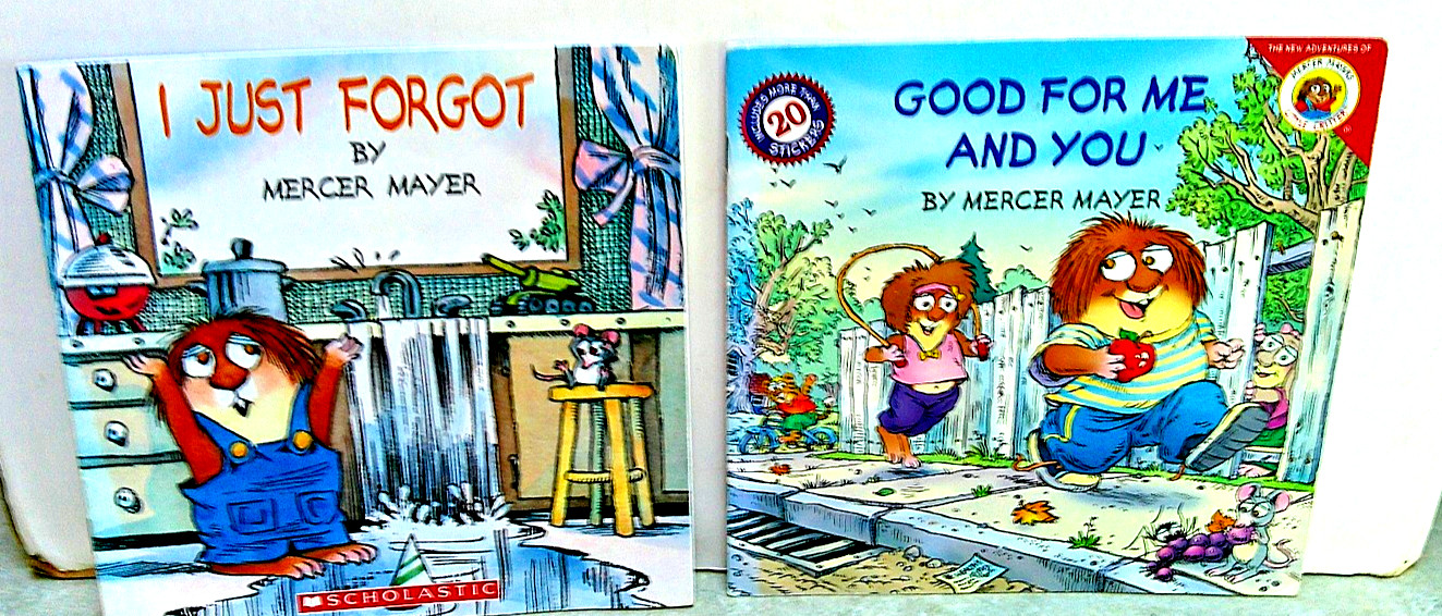 4 “Little Critter” pb Bks Happy Easter/I Just Forgot/Good Me You/Halloween