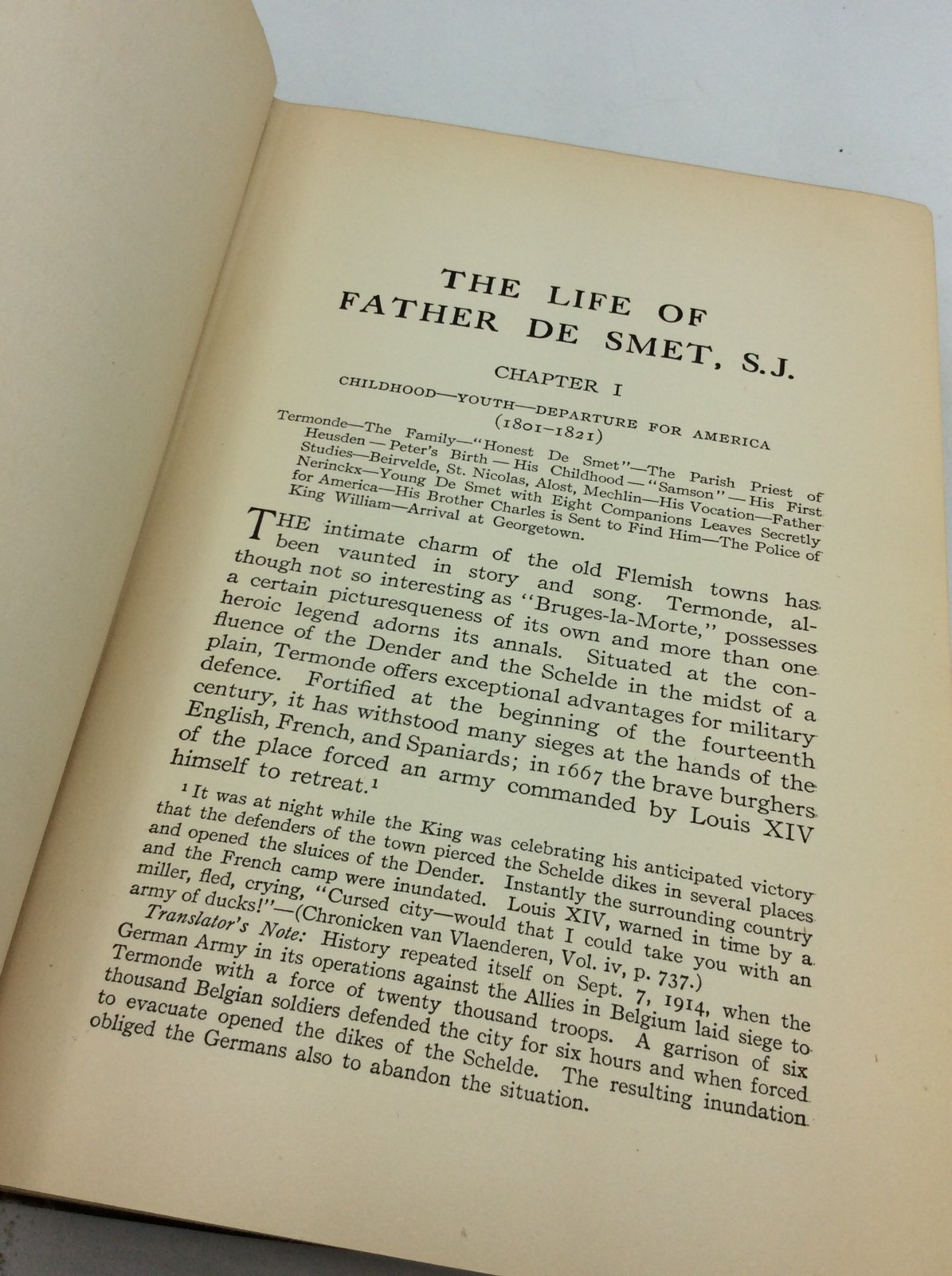 LIFE OF FATHER DE SMET, S.J. (1801-1873) – E. Laveille – 1915 1st ed – Catholic