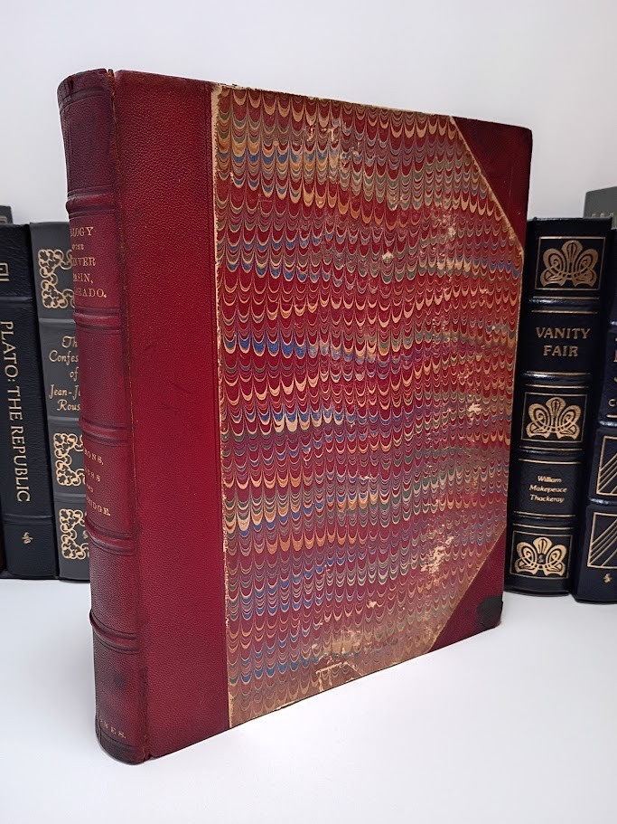 Geology of the Denver Basin in Colorado 1896 USGS Monograph 27 Emmons w/ Maps VG