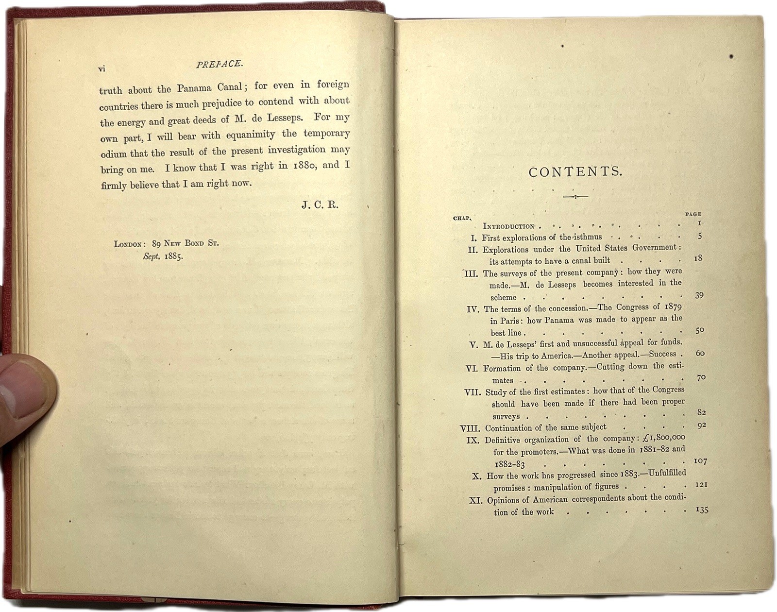 1885 PANAMA CANAL HISTORY POLITICS FINANCE RODRIGUES STUDY MONOGRAPH 1ST ED RARE
