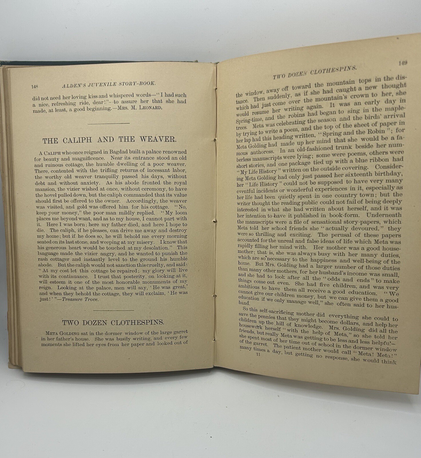 Juvenile story Book – 1886