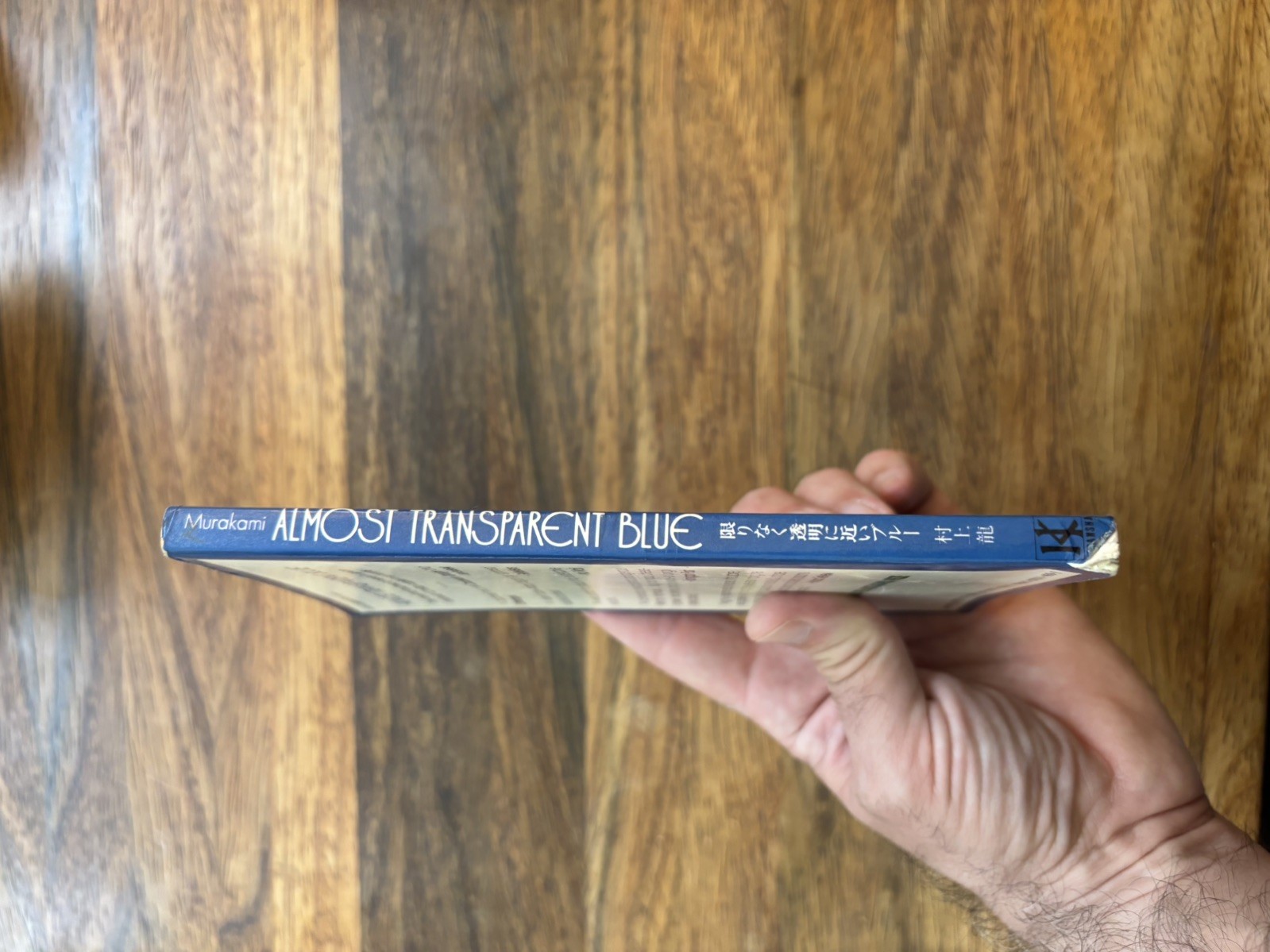 Almost Transparent Blue, Ryu Murakami, 1st paperback Ed. 1981