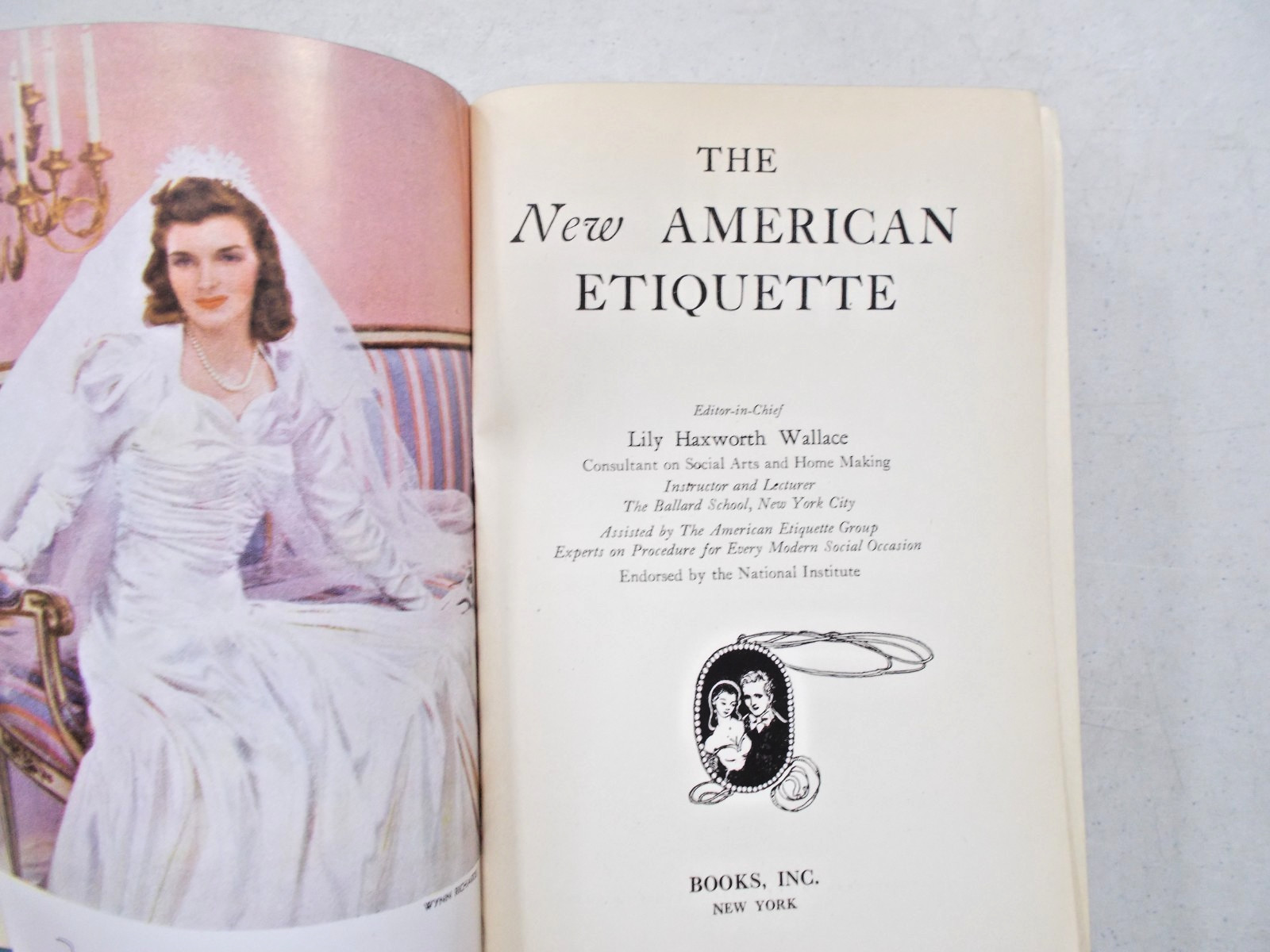 * The New American Etiquette 1941 Lily Haxworth Wallace Hardcover Indexed
