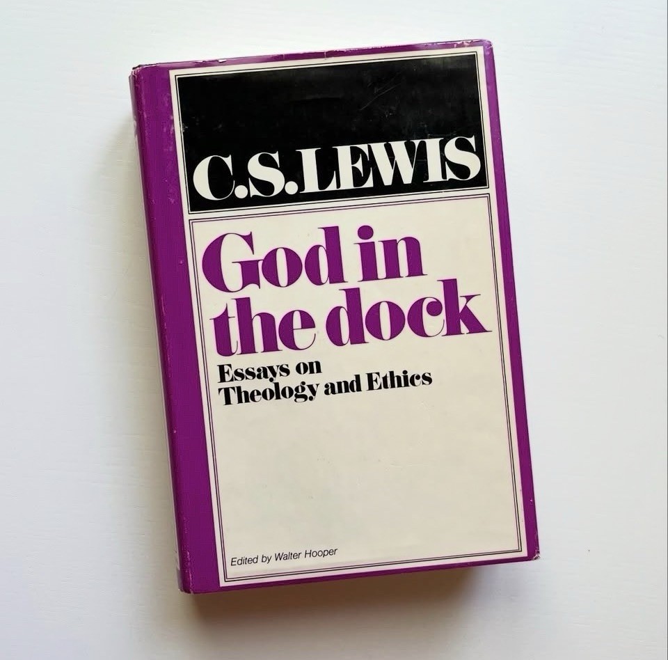 C.S. Lewis, “God in the Dock,” 1972. Stated Second Printing. Original jacket.