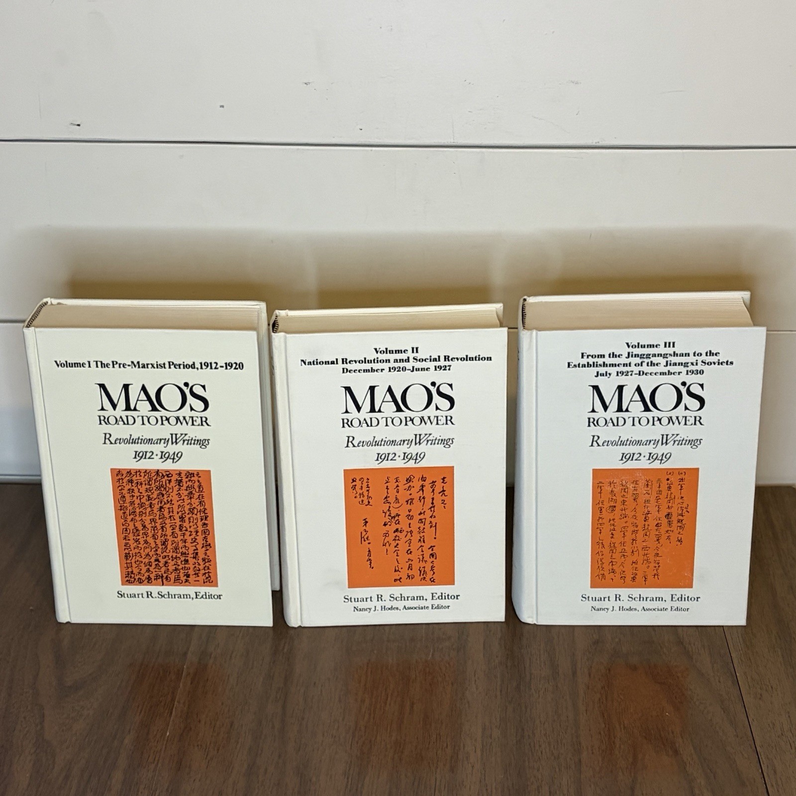 Mao’s Road to Power Revolutionary Writings 1912-1949 Volumes 1-3 HC Set Schram