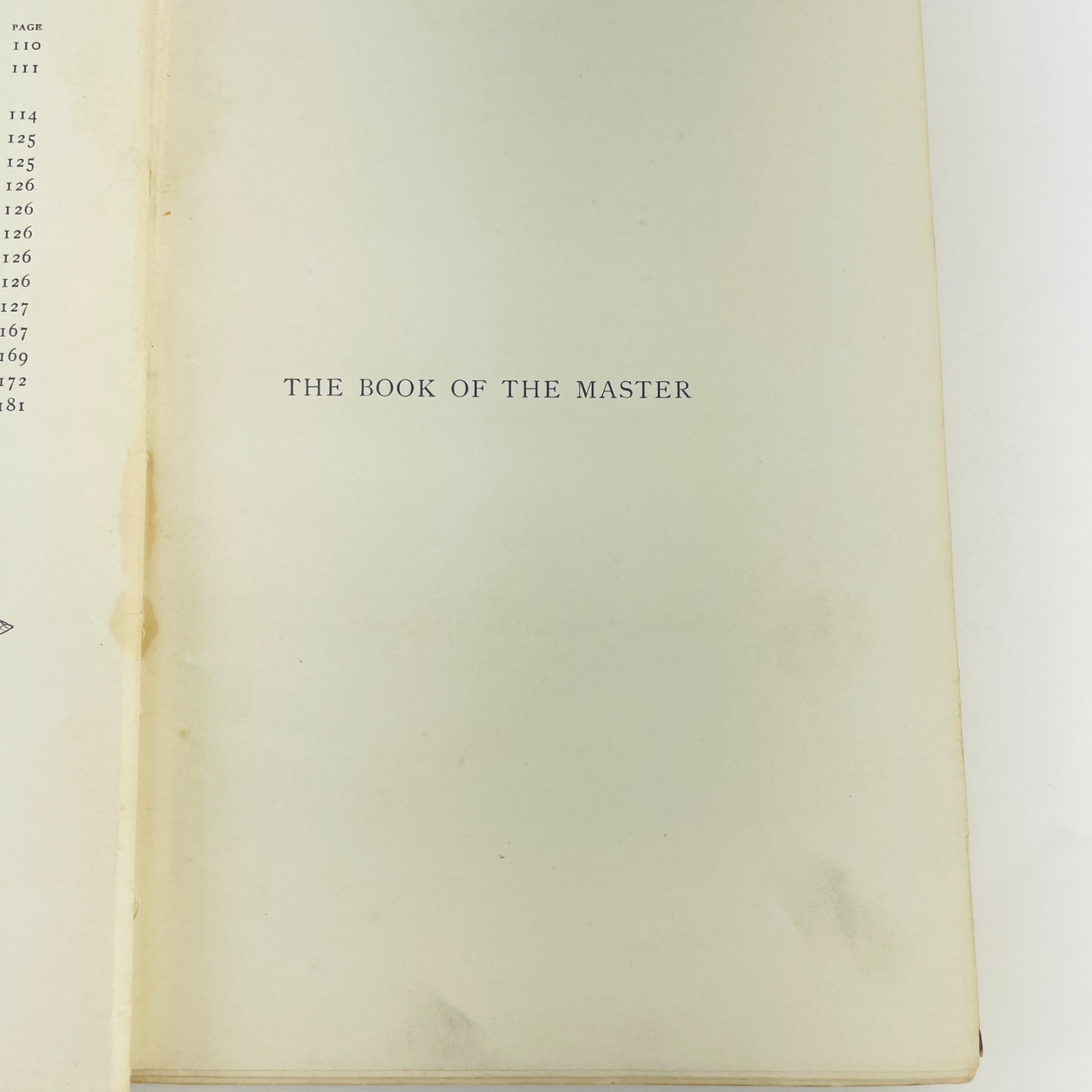 The Book of the Master W Marsham Adams 1898 1st Ed Egyptian Occult