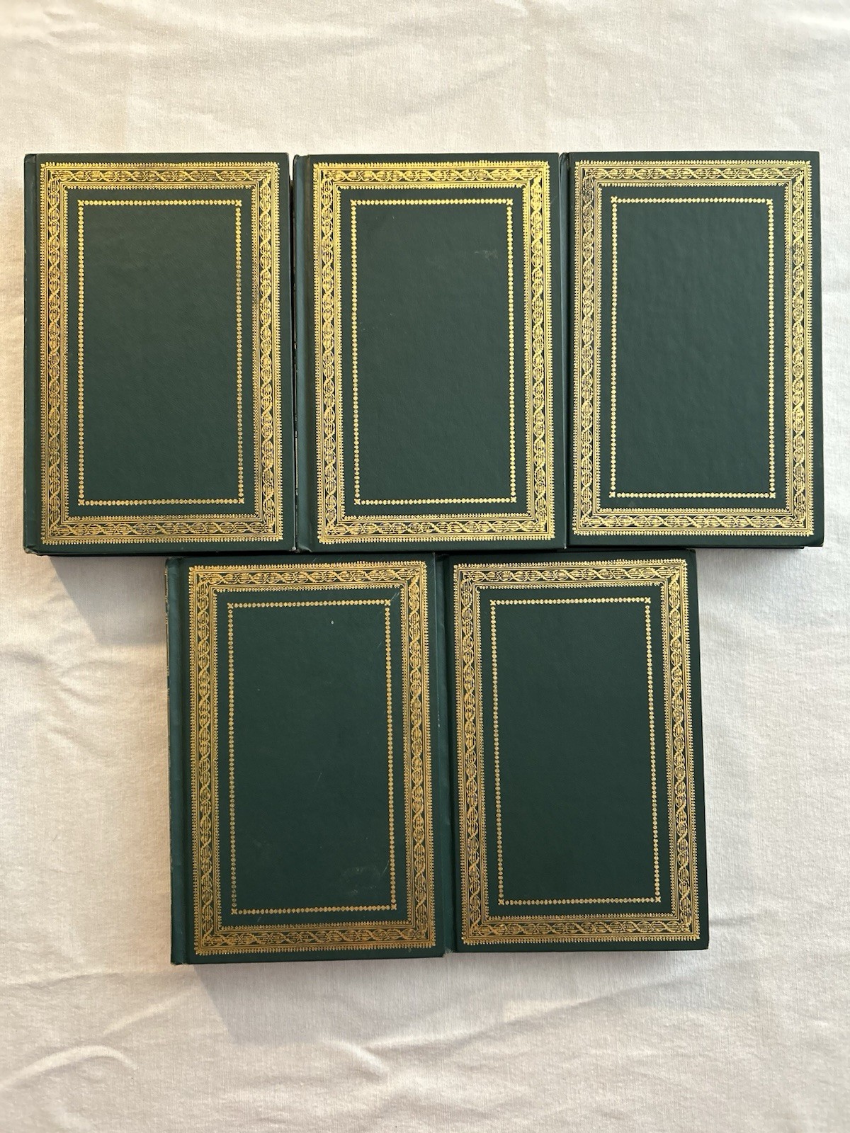 Lot of Five The International Collector’s Library Books with Decorative Bindings