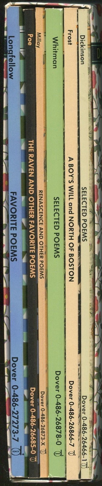 Dickinson Poe / Six Great American Poets Poems by Poe Dickinson Whitman 1992