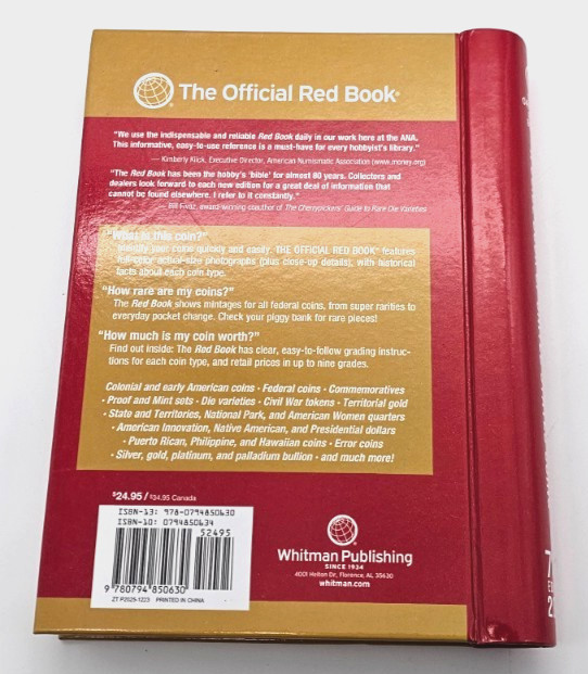 The Official Red Book – 2025 Guide Book of United States Coins Hidden Spiral