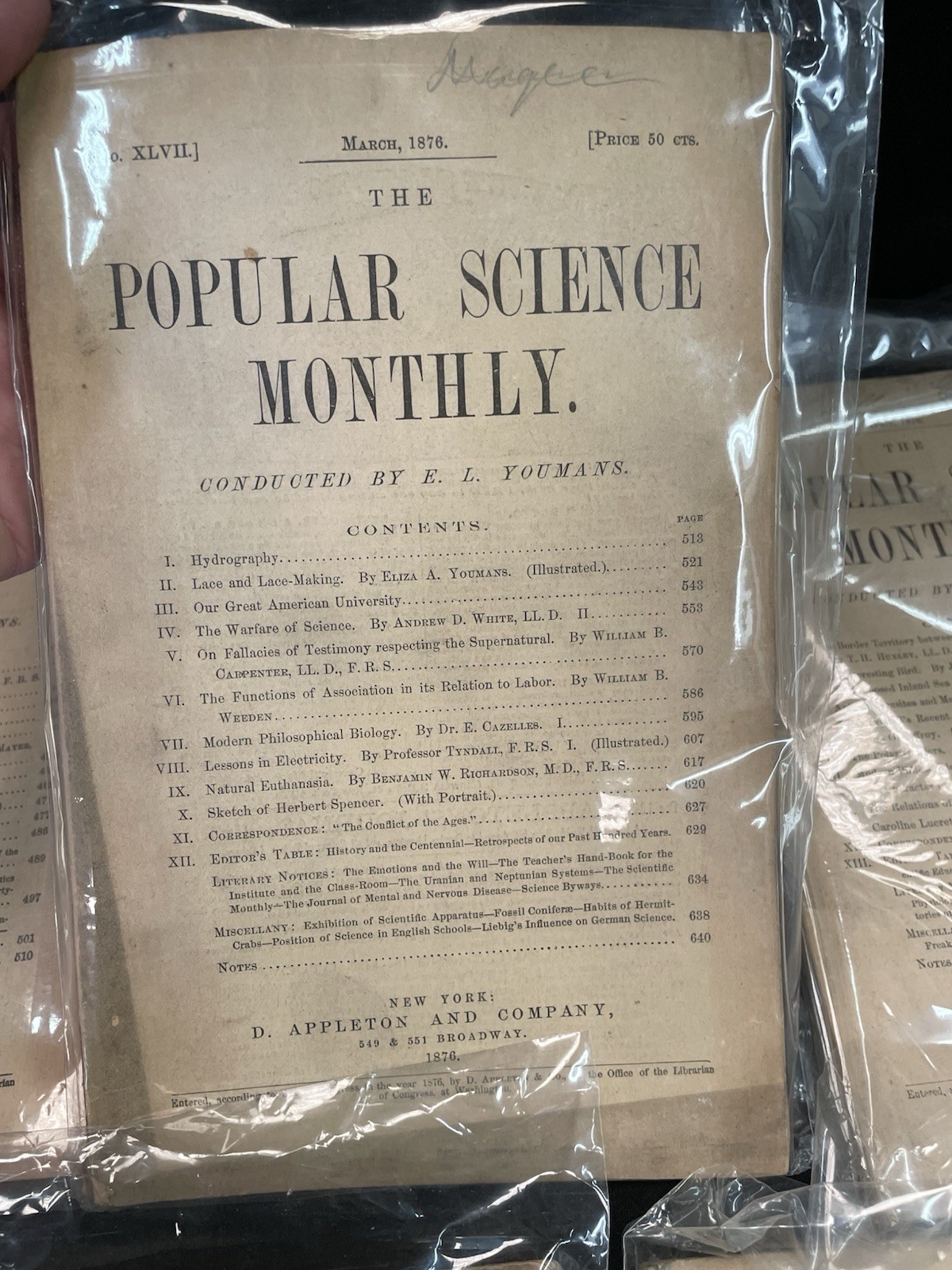 1876 Popular Science Monthly Lot 11 Issues Near Complete Year Victorian Science