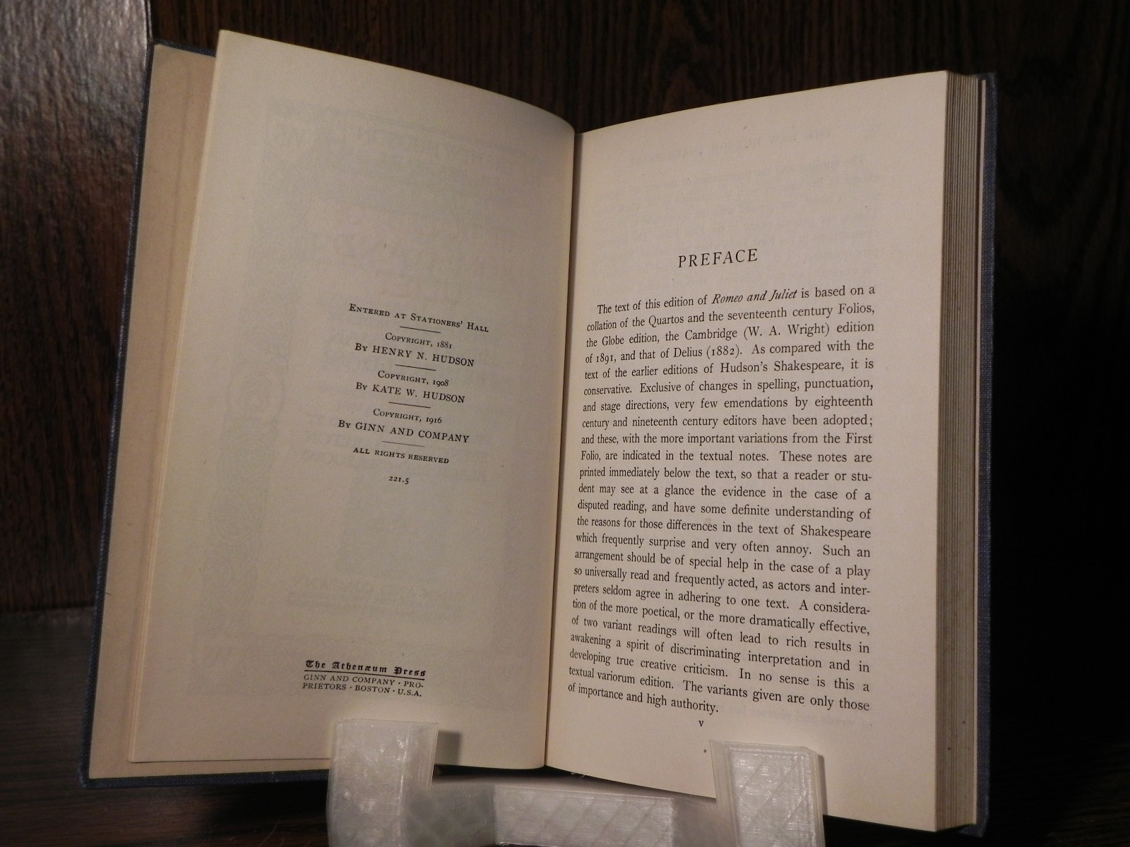 The New Hudson Shakespeare Set of 5 – Romeo & Juliet + – 1900s-10s Vintage Books