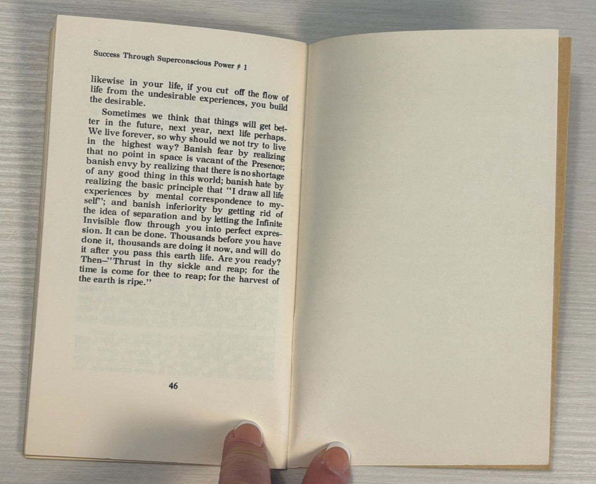 Success Through Superconscious Power 1 & 2 Roy Eugene Davis 1968 CSA Yogananda