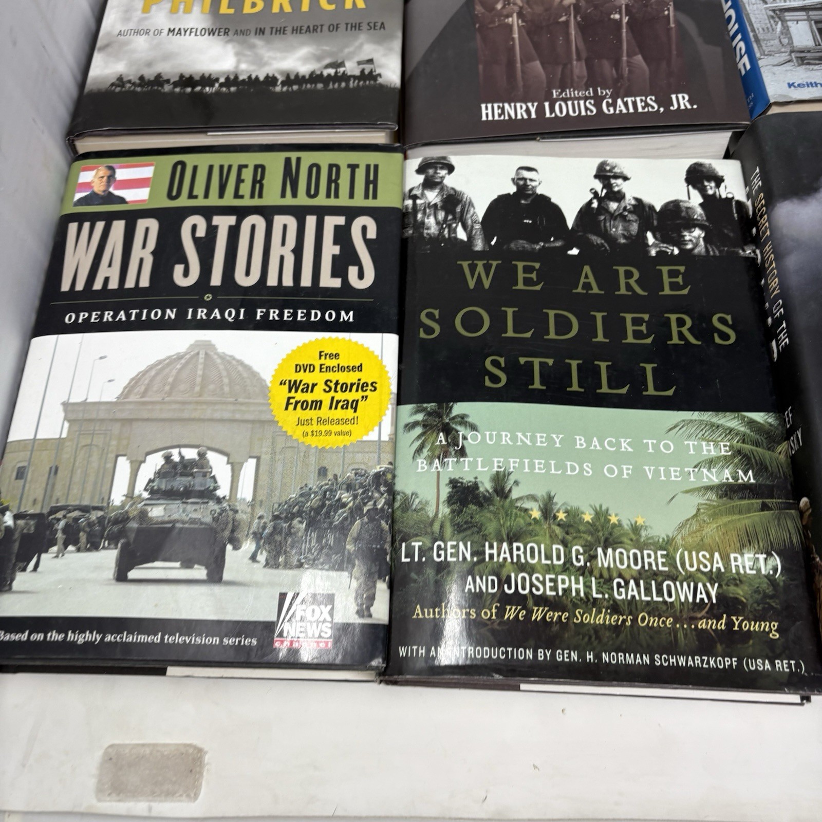 Military Hardback Book Lot Vietnam Iraq War Karnow Philbrick Moore Keith Nolan