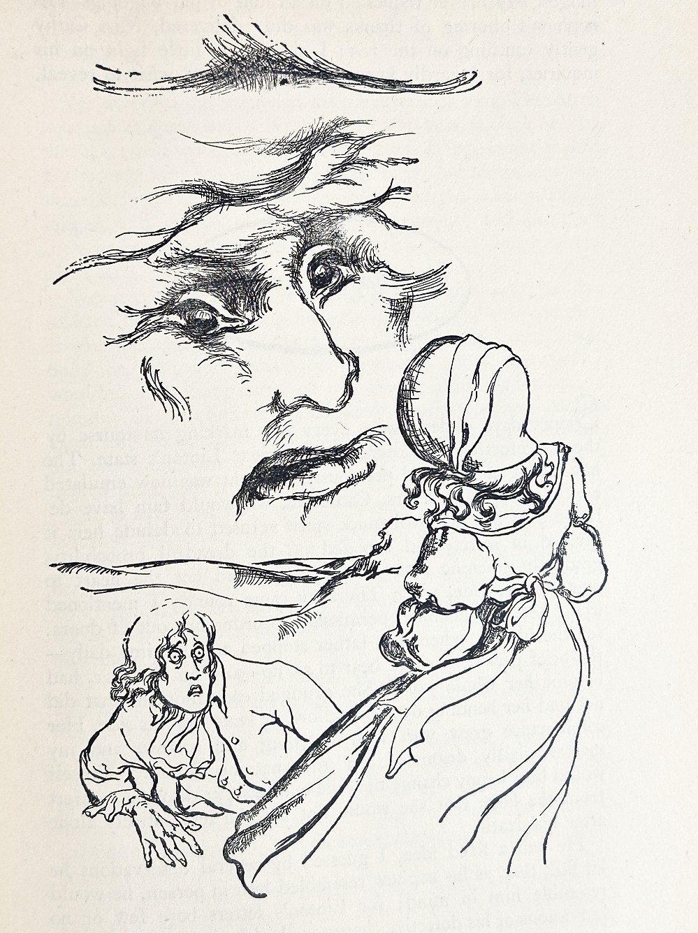 1947 illustrated WUTHERING HEIGHTS Toxic Love GHOST Story GOTHIC ROMANCE Bronte