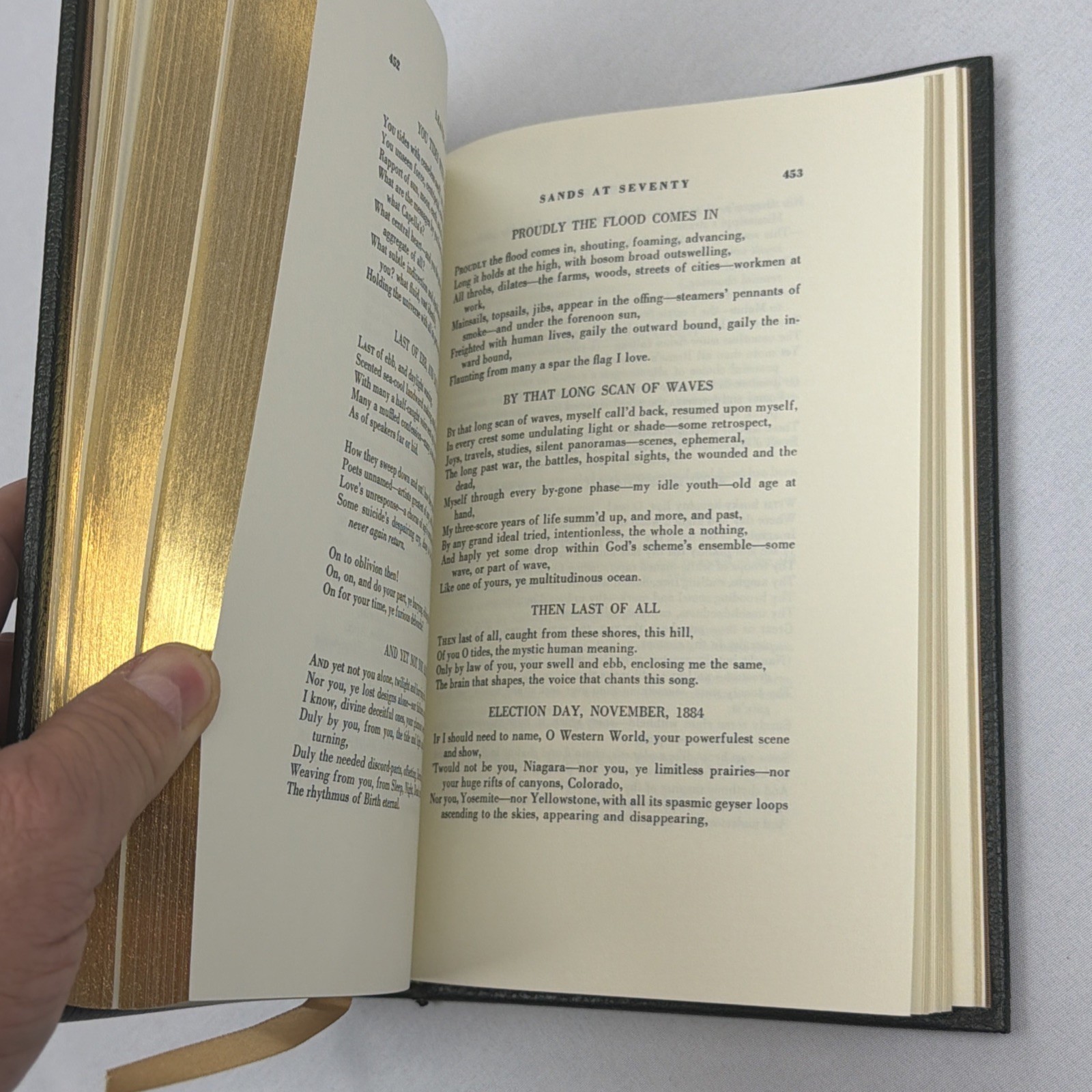 Leaves Of Grass Walt Whitman 1977 Easton Press Collector’s Edition 100 Greatest