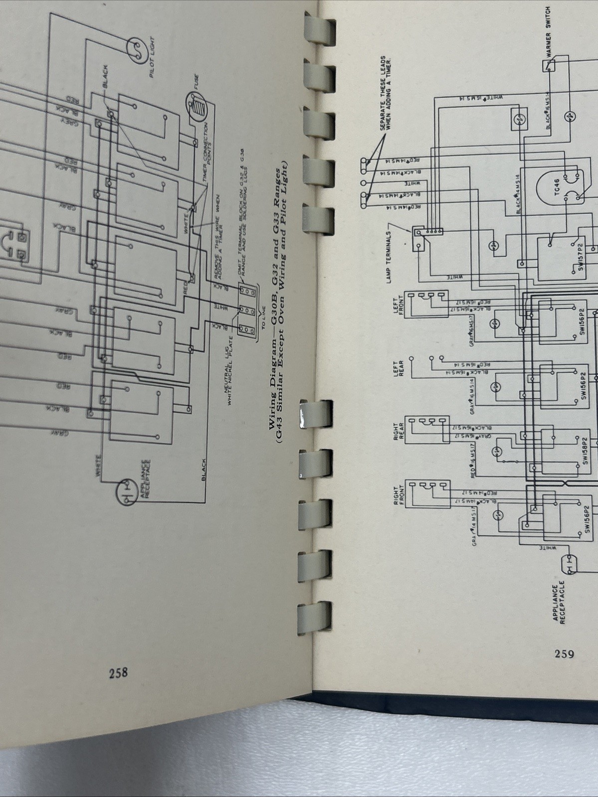 Appliance Service Handbook – General Electric (Spiral, Paperback, 1944)