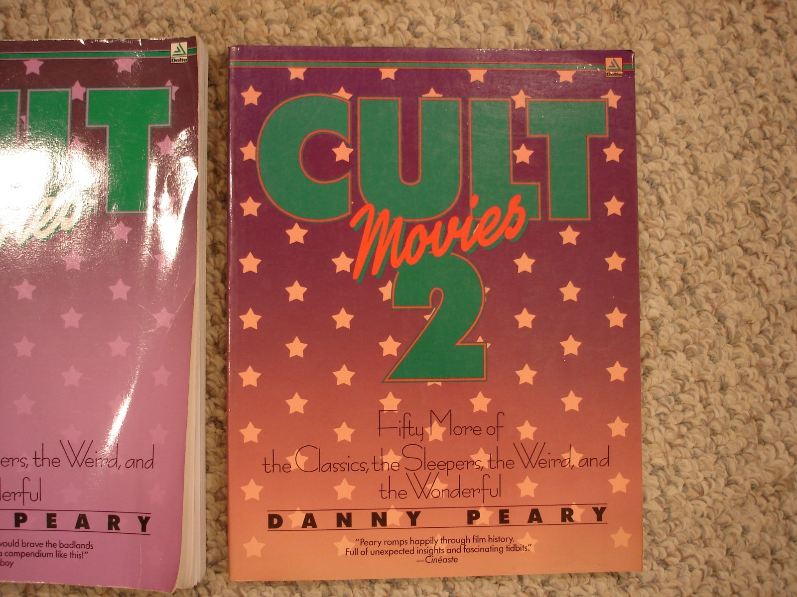 Lot Cult Movies 1 & 2 Danny Peary trade paperback 1989 first printing