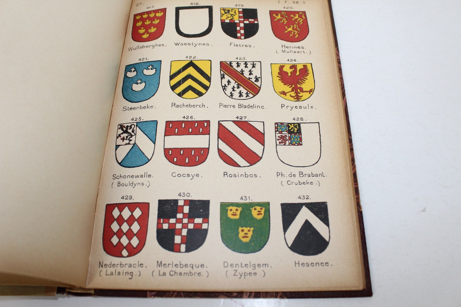 Armoiral de Flandre du XVI Siecle by Paul Bermans – 1919 Ltd Ed #d French