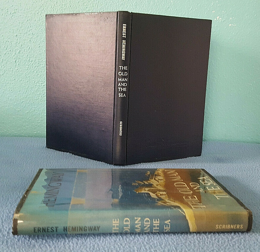 The Old Man And The Sea-Ernest Hemingway-First/1st Book Club Ed. “W” – VG Jacket