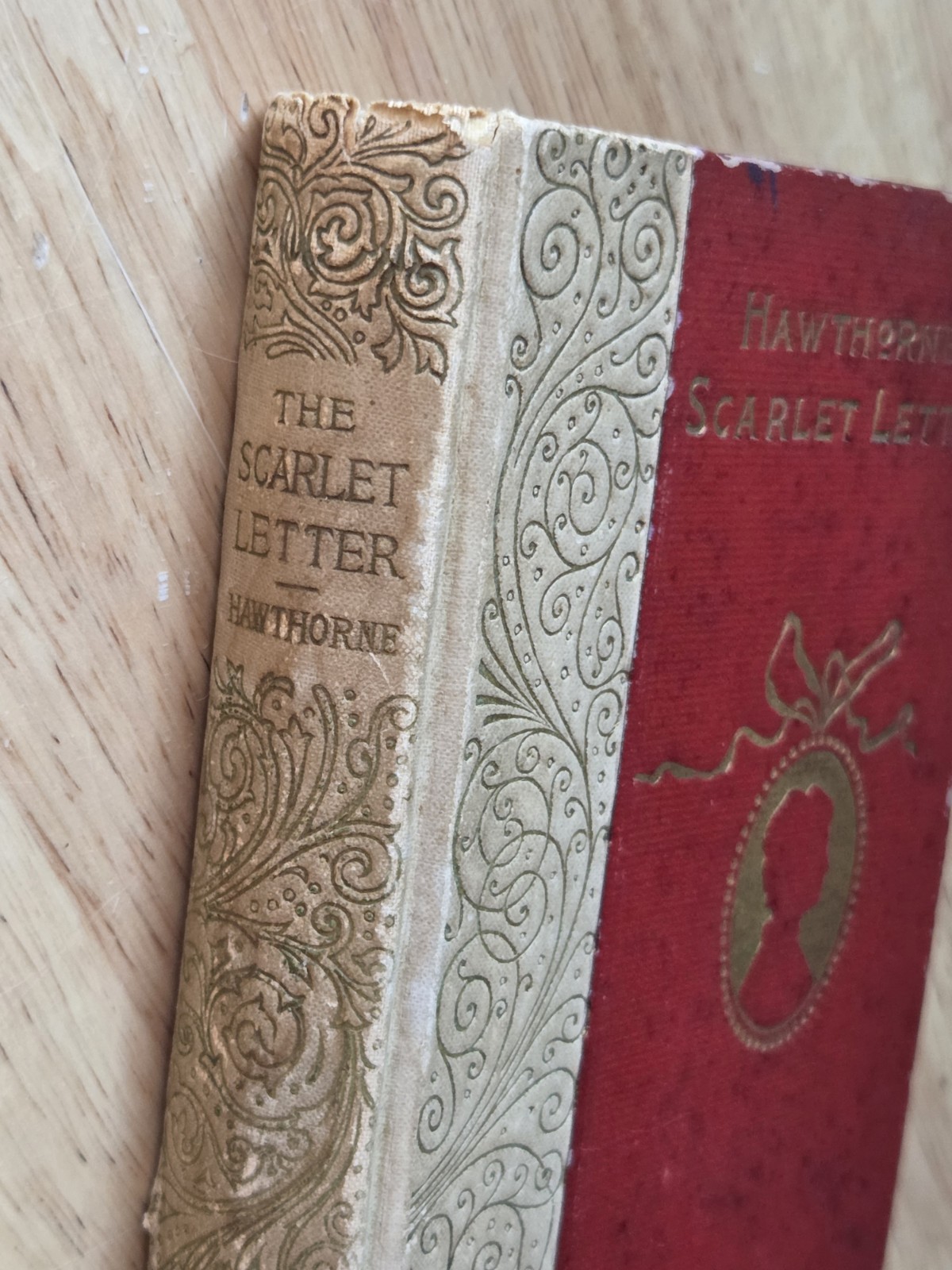 The Scarlet Lette Nathaniel Hawthorne 1892 Edition Henry Altemus Vintage HC