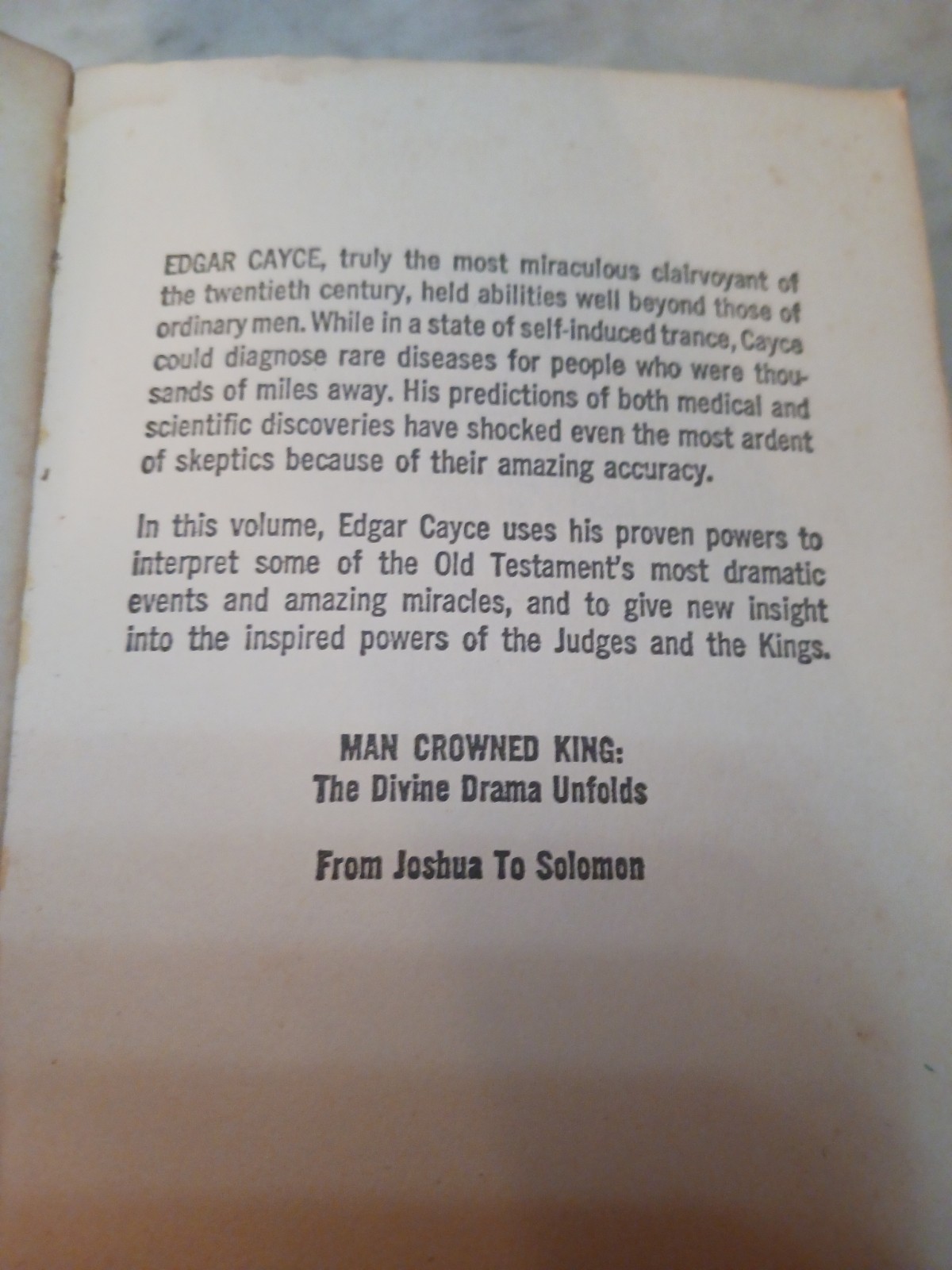 Man Crowned King: The Divine Drama Unfolds by Robert W. Krajenke (Paperback) “.