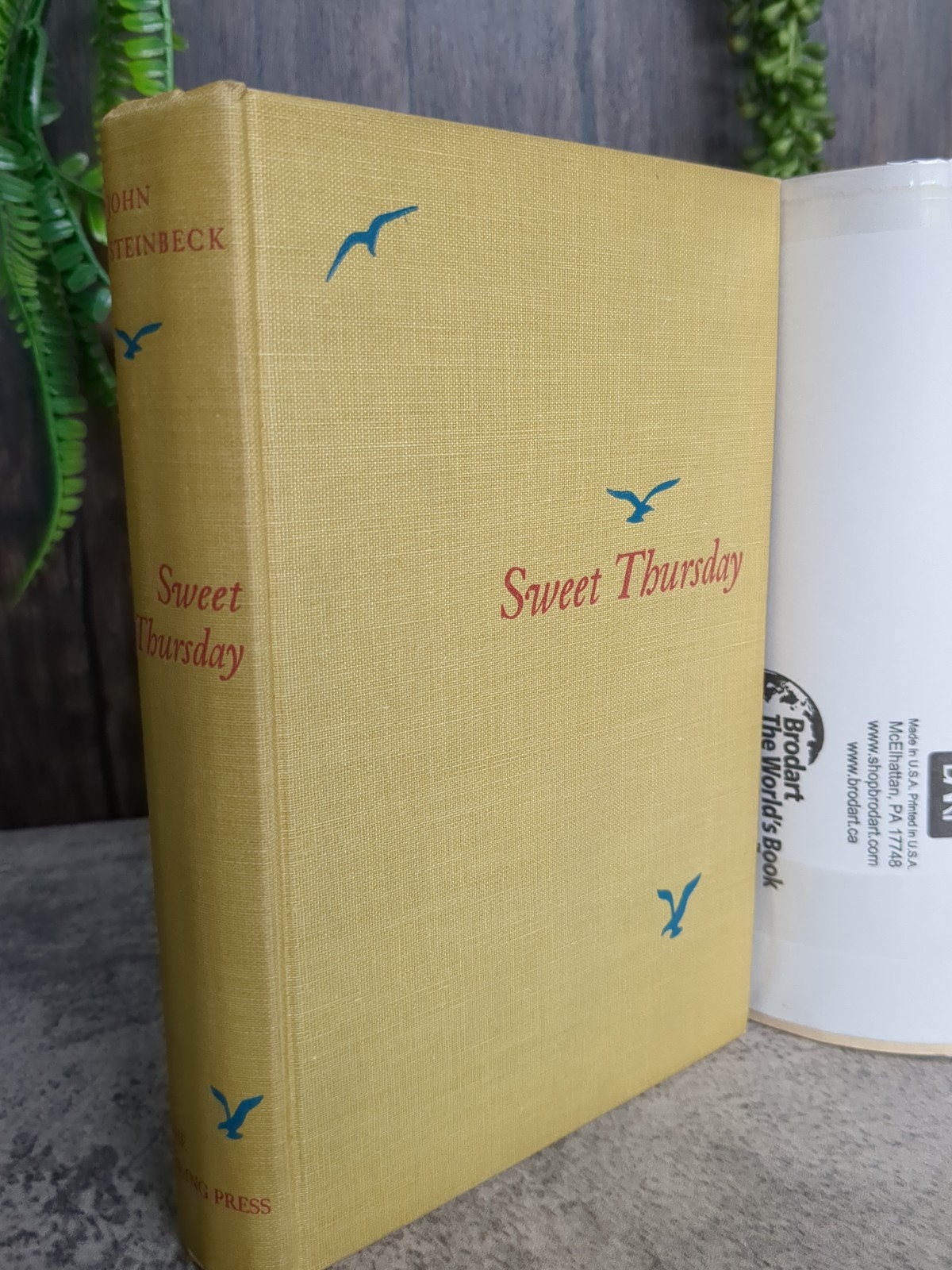 Sweet Thursday John Steinbeck 1954 Viking Press DJ First Edition First State
