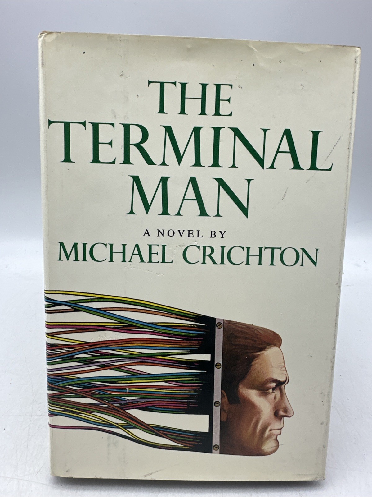 Michael Crichton The Terminal Man 1972 1st Edition Sci Fi Thriller (24-8)
