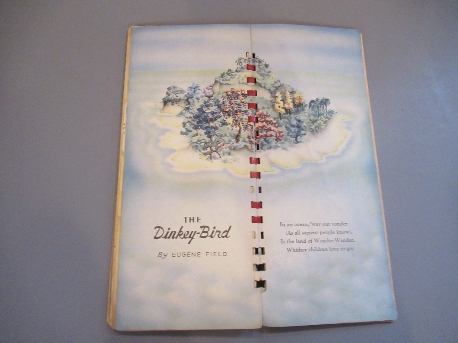 Wynken Blynken Nod Dinky Bird Calico Cat Eugene Field Twin Tall Board Book