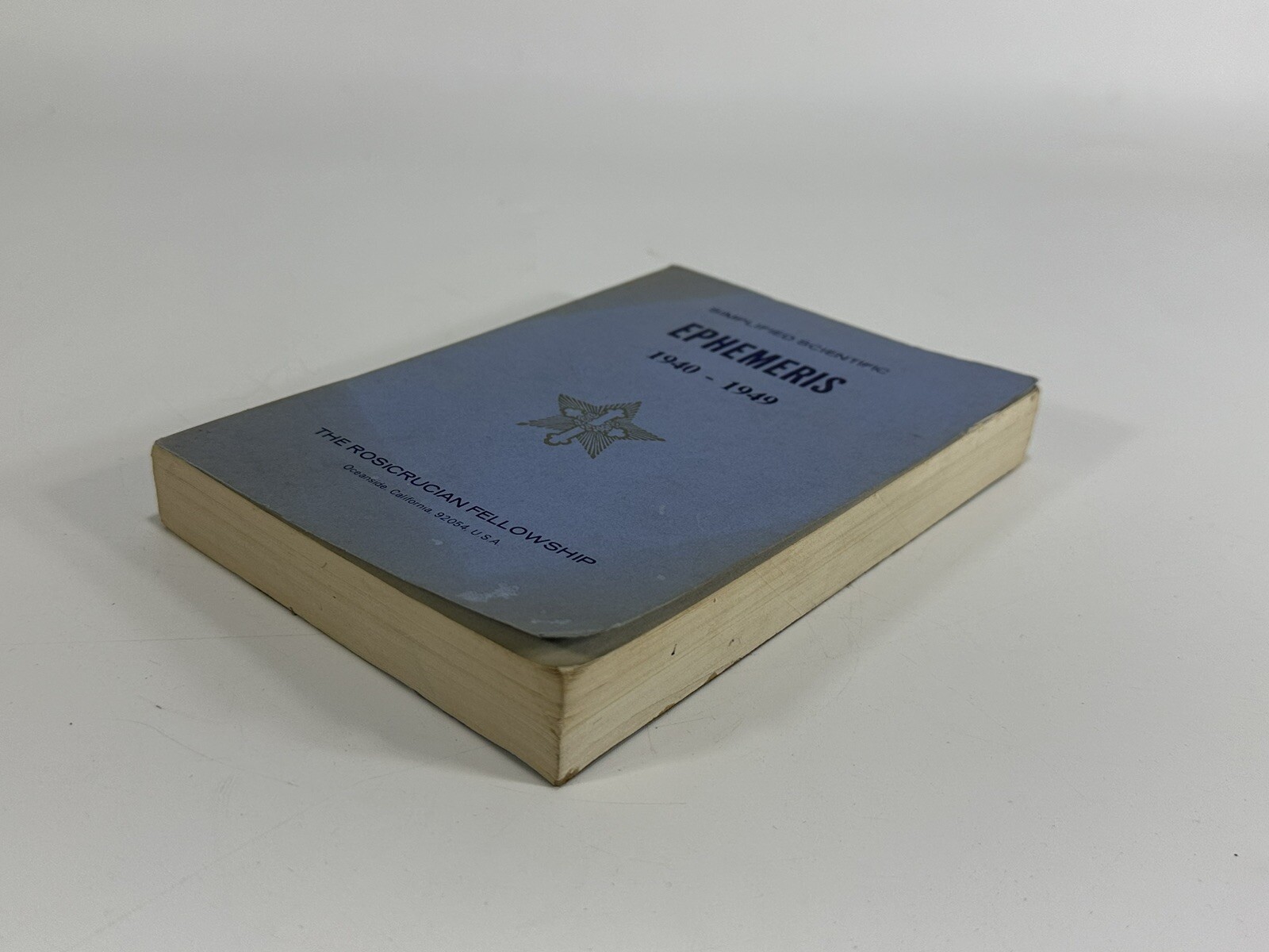 Vintage 1939 Simplified Scientific Ephemeris 1940-1949 ~ Rosicrucian Fellowship