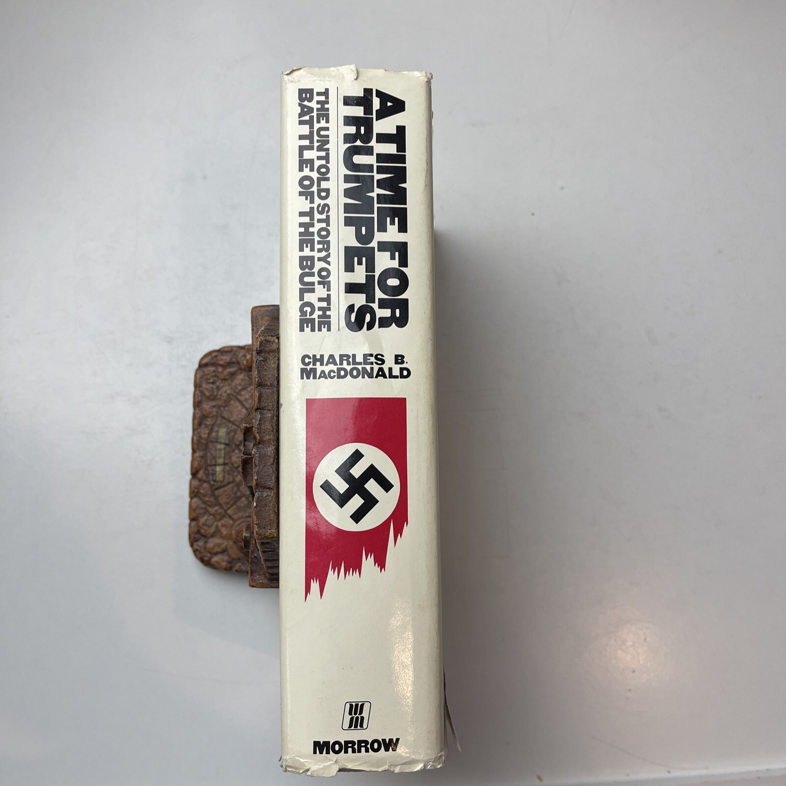 A TIME FOR TRUMPETS by Charles B. MacDonald/1st Ed/HCDJ/Military/WWII 1939-45