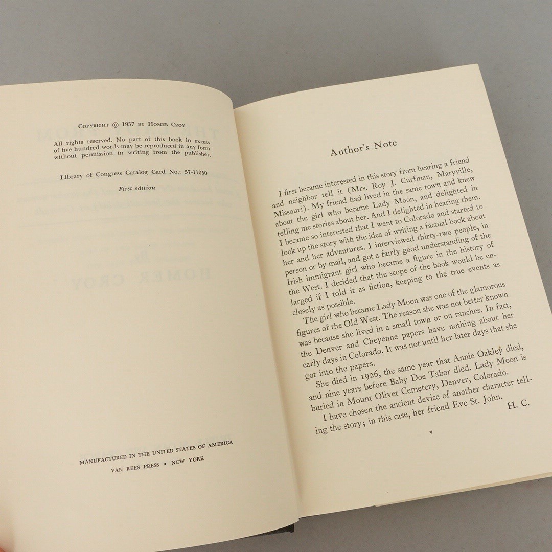 The Lady from Colorado by Homer Croy 1957 RARE 1st EDITION Book Vintage