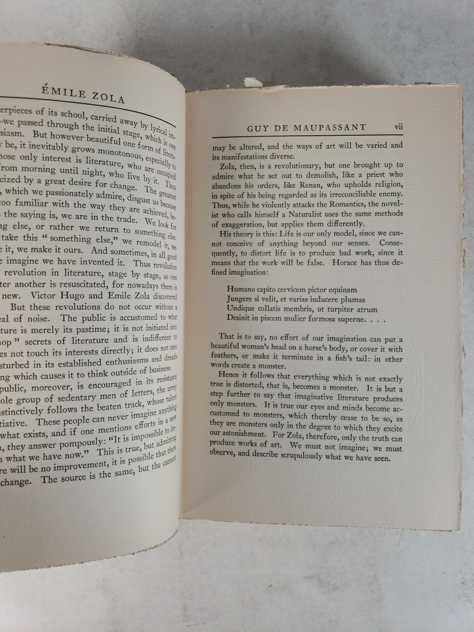 EMILE ZOLA Piping Hot (Publisher Boni and Liveright) 1924 Hardcover Dust Jacket
