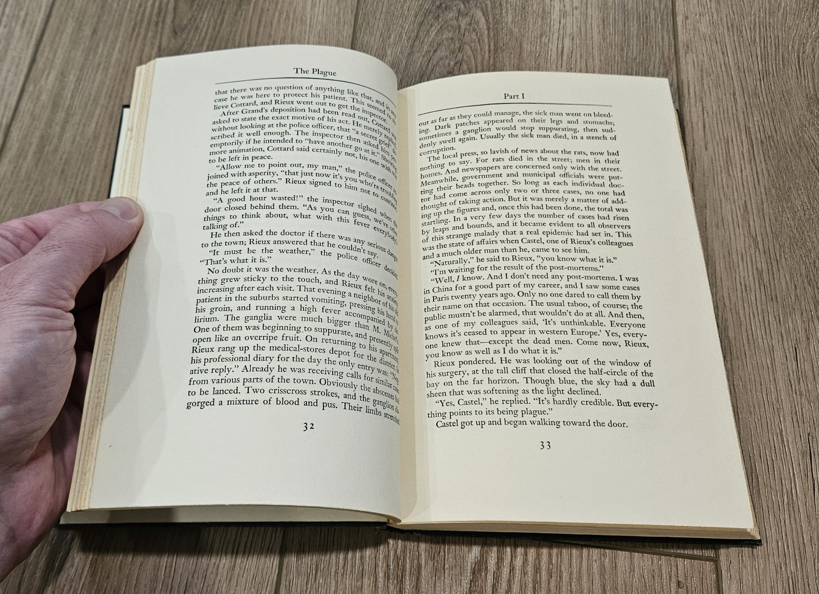 The Plague by Albert Camus – 1957 Ninth Printing Alfred Knopf Hardcover (No DJ)