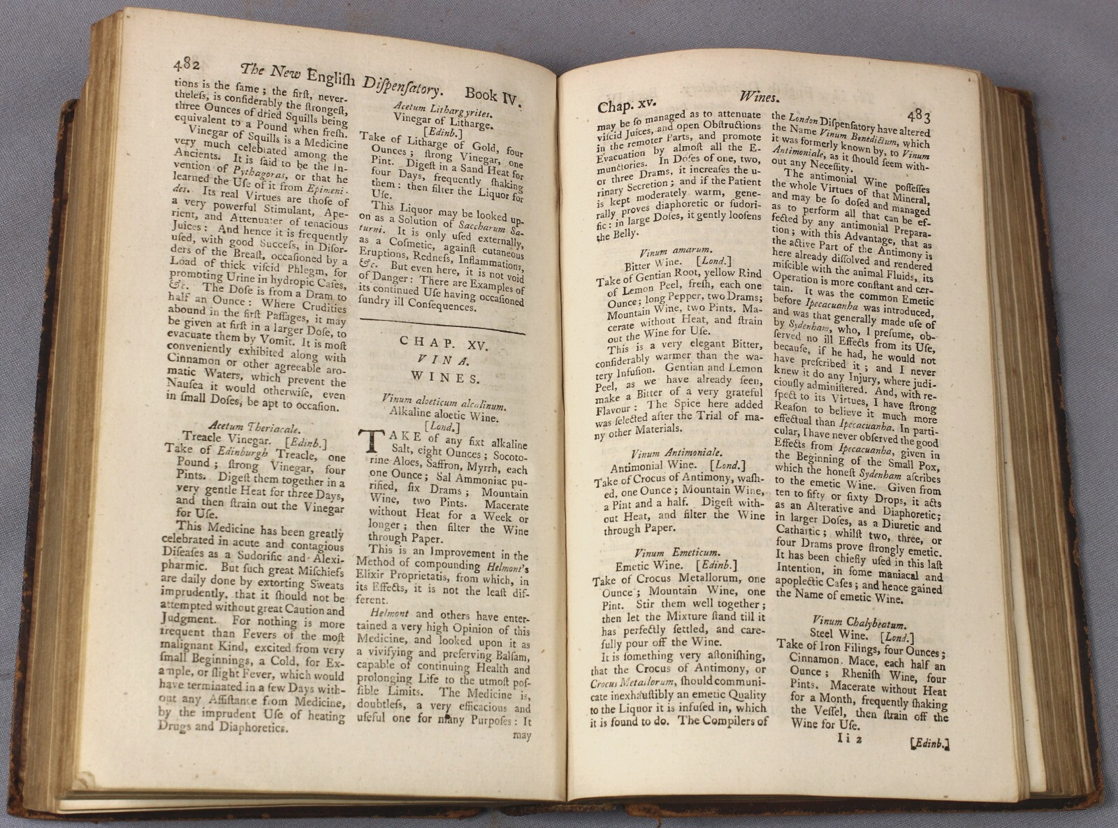 Quack Medicine Dispensatory – 1764 – Friend Samuel Johnson – Surgeon Inscription