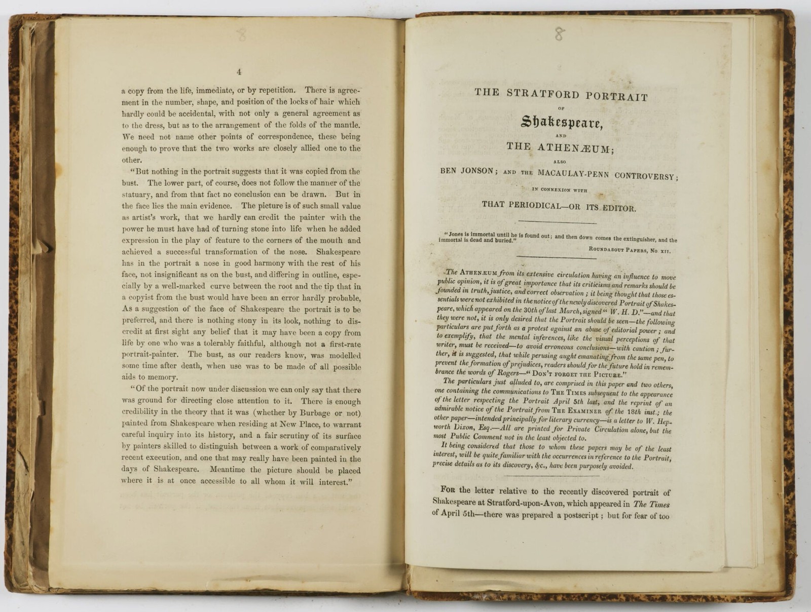 Matthew or John Wyatt / Comparative Review of the Opinions of Mr James Boaden