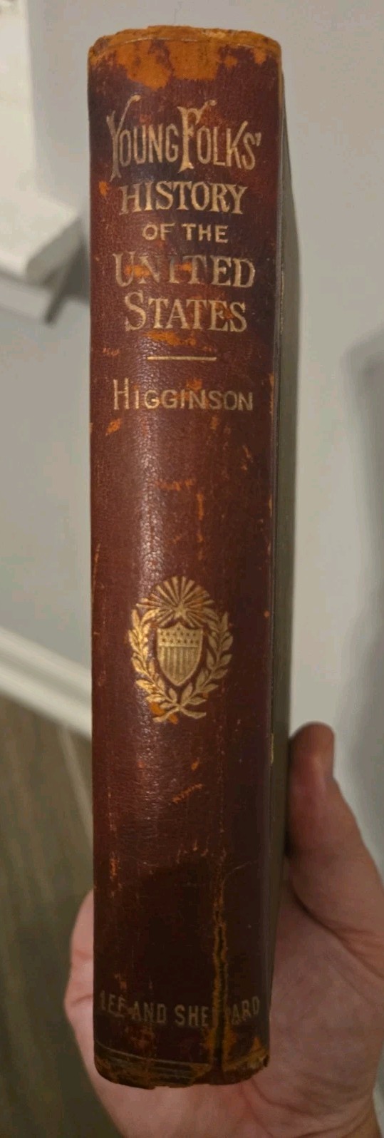 Young Folks History of the United States by Thomas Wentworth Higginson 1888 HC