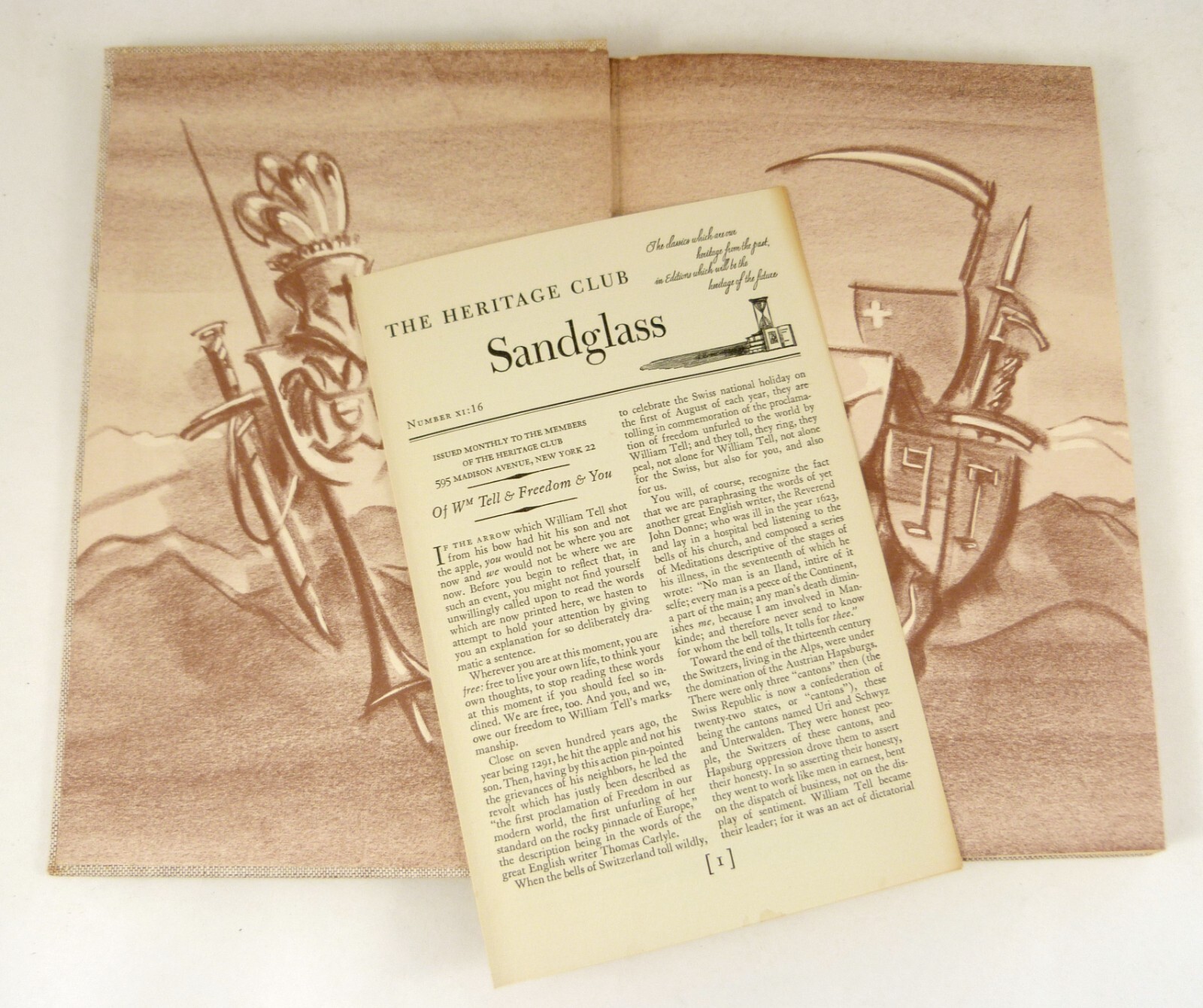 William Tell by Friedrich Schiller Luxury Edition/Slip Case Heritage Press ©1952