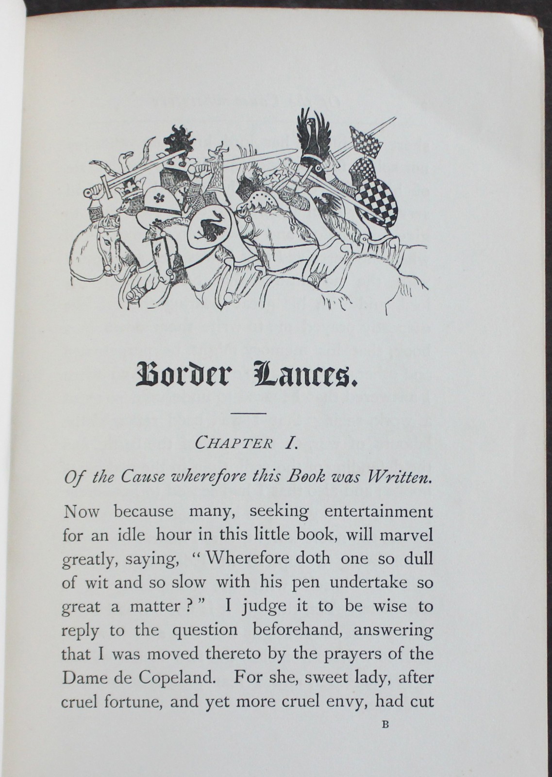 Rare Antique Old Book Border Lances 1886 Tales Medieval England Scotland War ⭐