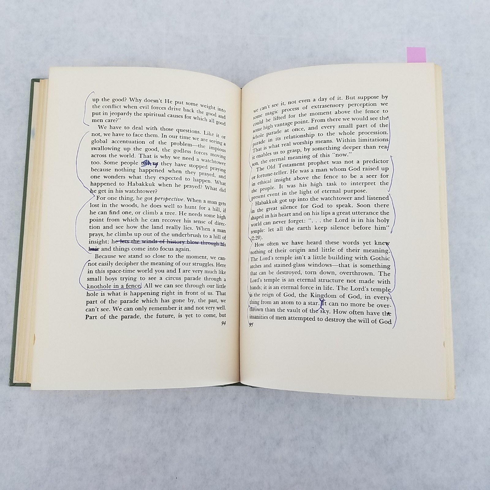 The Thunder of Bare Feet – 1964 Christian Hardcover by J. Wallace Hamilton