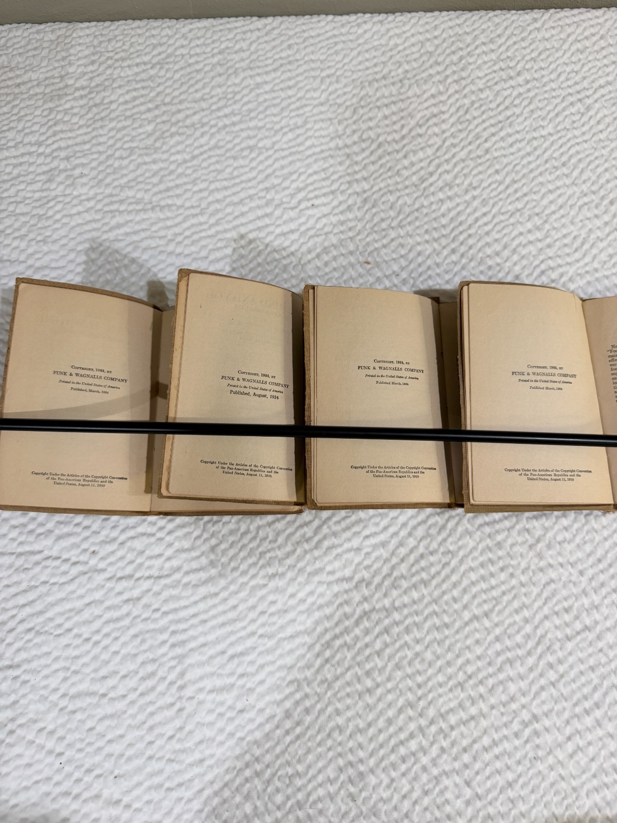 The National Health Series Lot of 4 Vintage Books all From 1924
