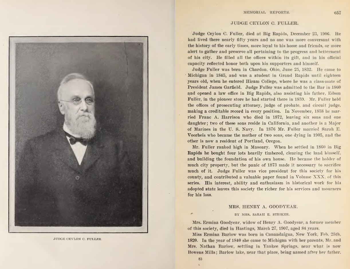 Michigan Historical Collections (1877-1929) – A massive 40 Volume set on USB