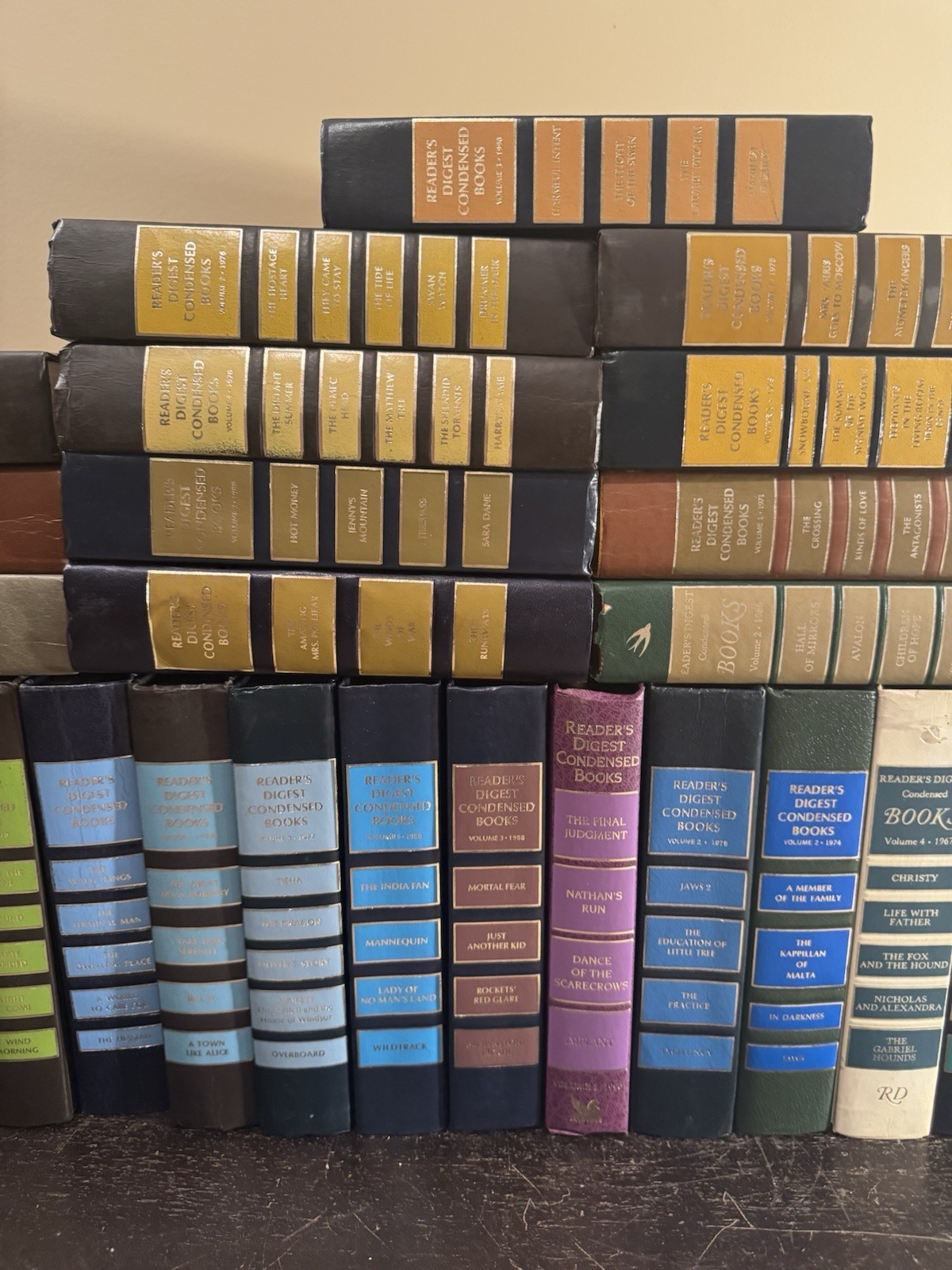 Vintage Decorative Readers Digest Cond. Books-60/70s-Lot of 54