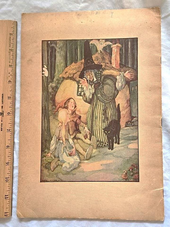 Rare Anne Anderson’s Old Old Fairy Tales 1935 soft cover illustrated