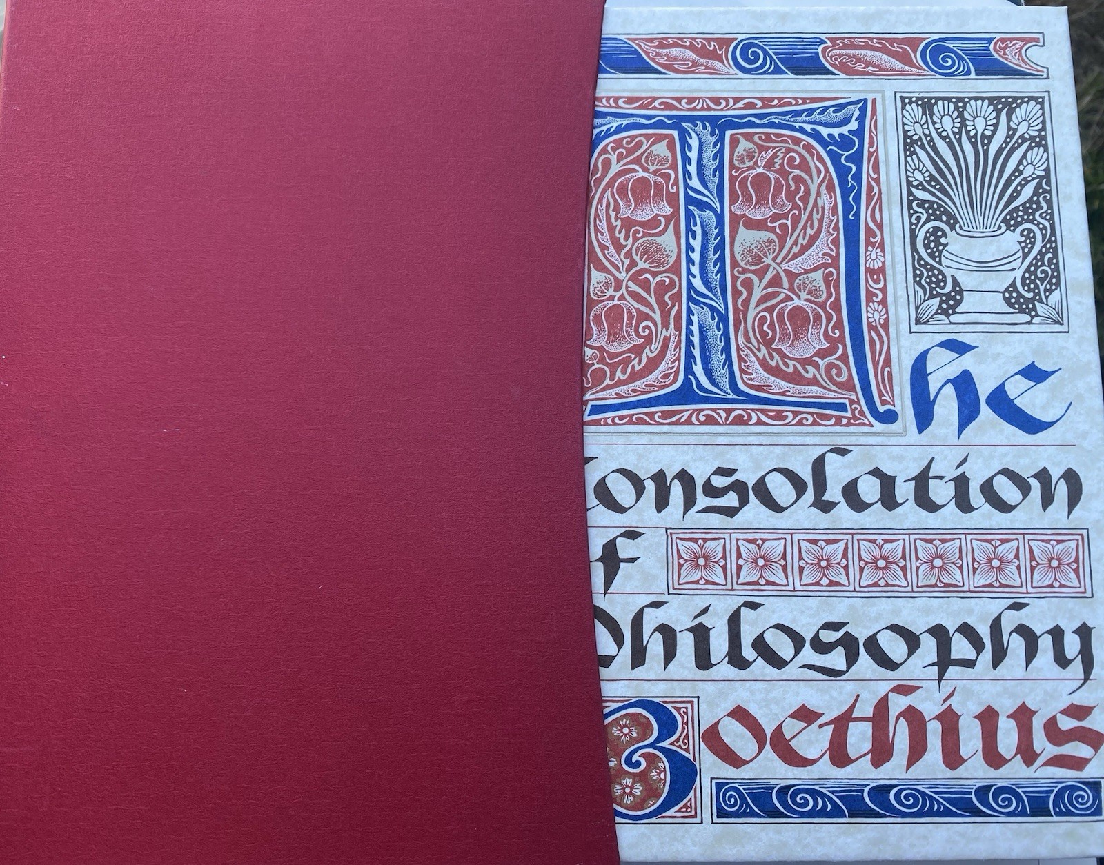 The Consolation of Philosophy – Boethius – Folio Society – 2009 – VGC