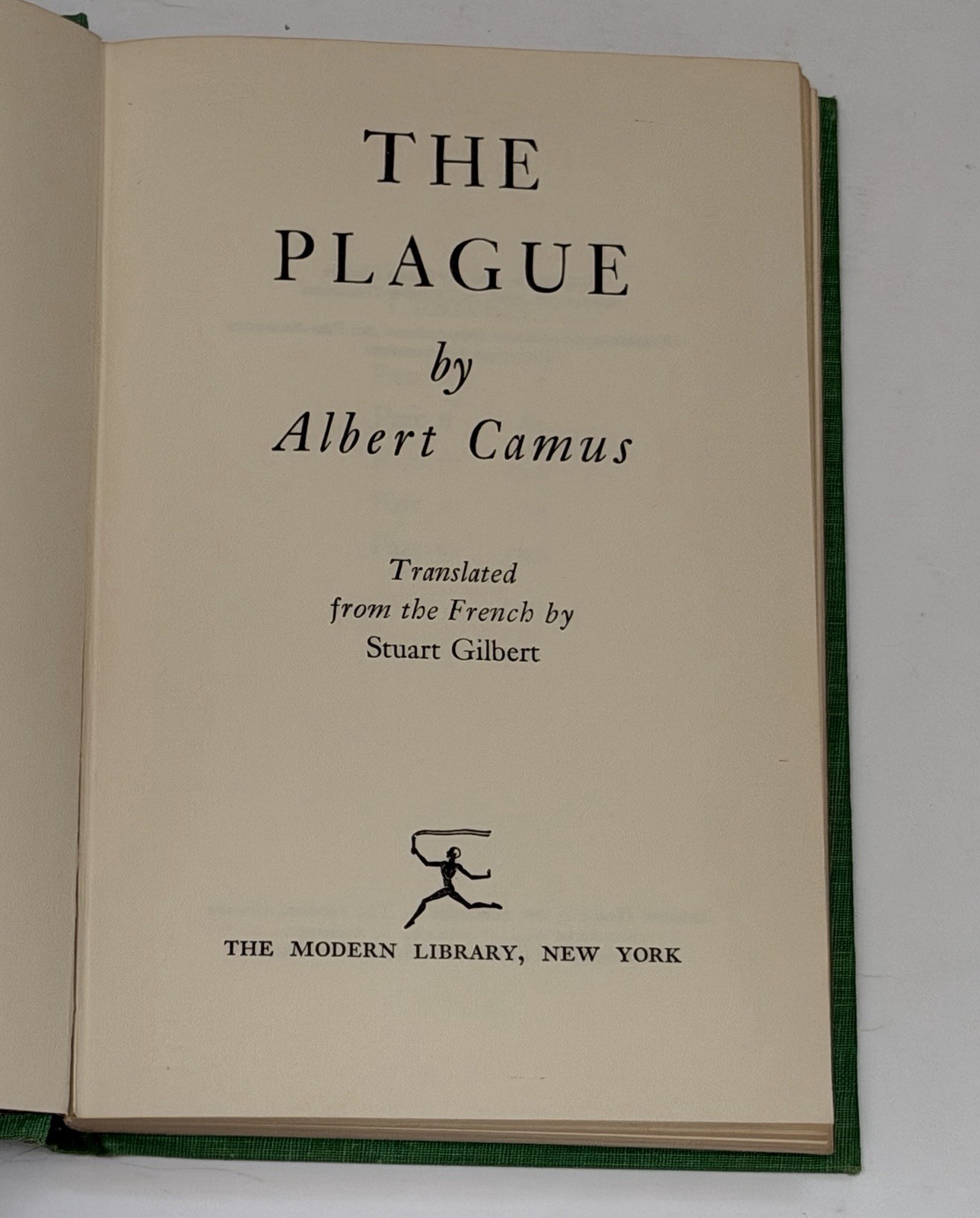 The Plague by Albert Camus VTG Modern Library Hardcover Book 1948 existentialism