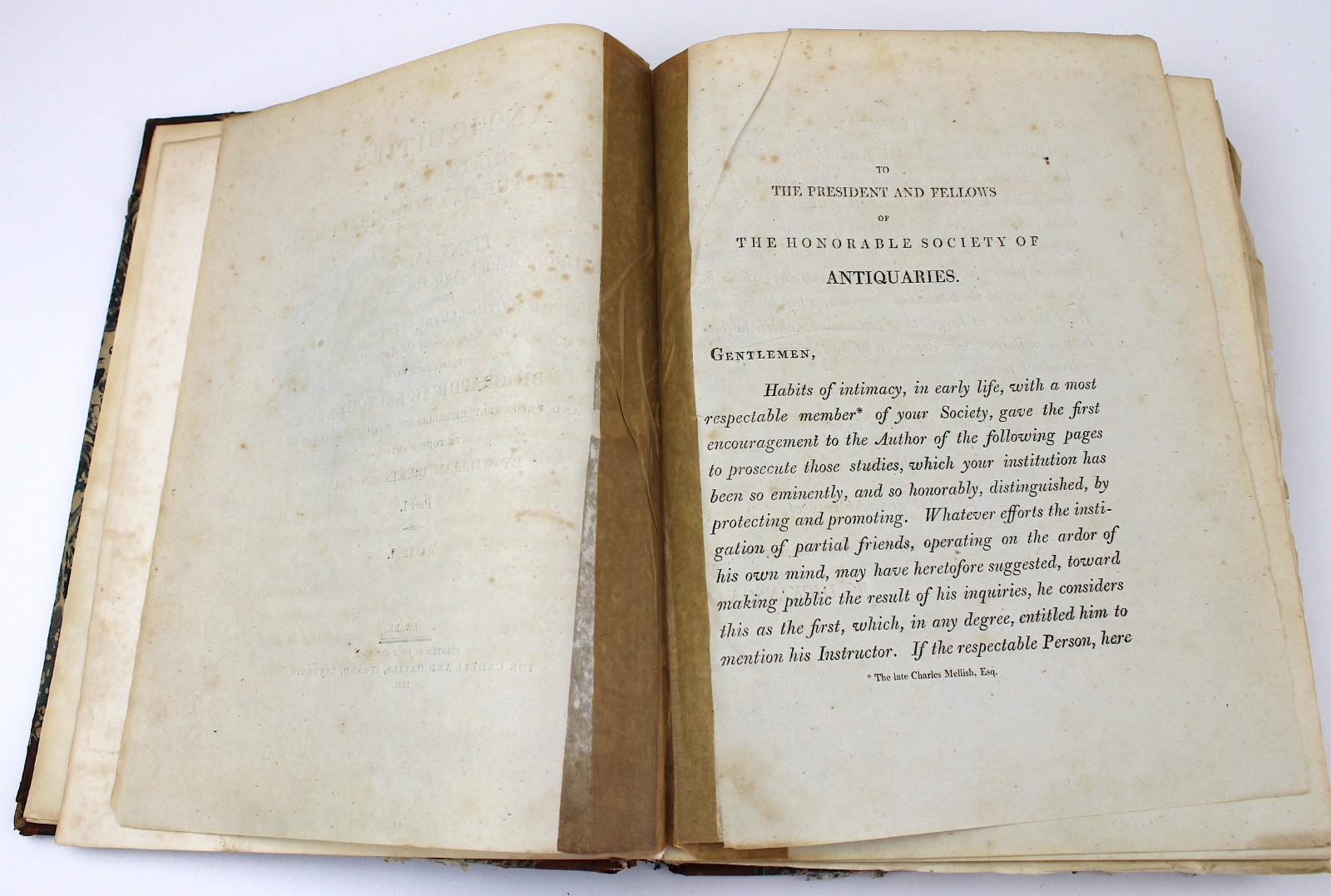 Antiquities Historical Architectural Chorographical Nottinghamshire 1801 History