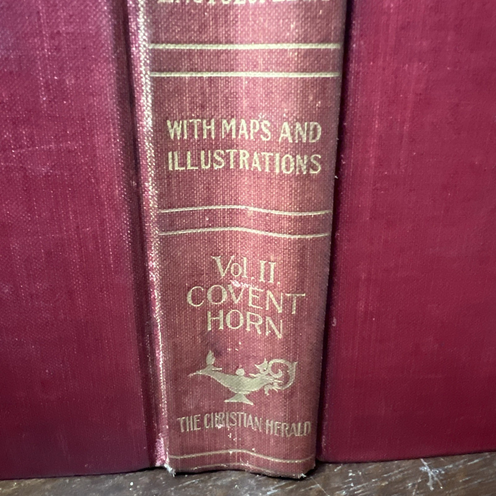 1903 The Crown Encyclopedia Volume 2 II Hardcover Book Christian Herald Antique