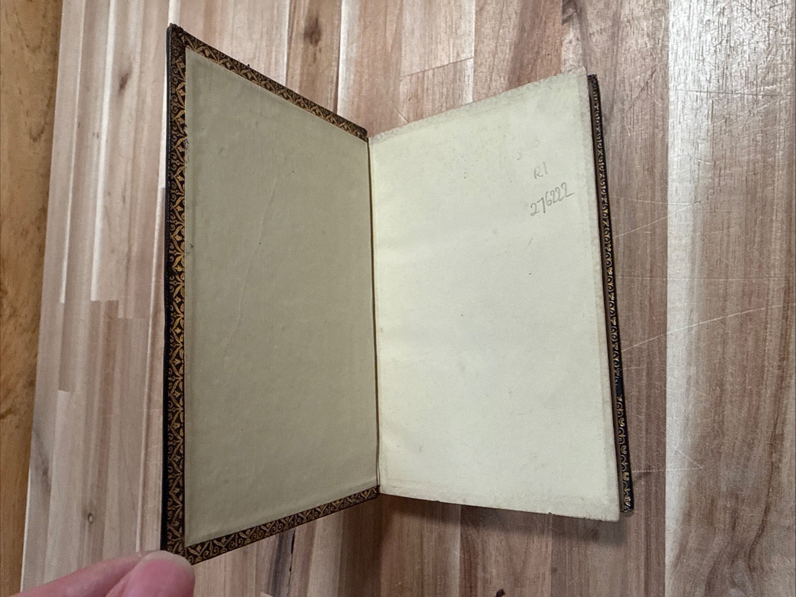 c1860 JOHN WESLEY HYMN BOOK fine binding LEATHER antique METHODIST hymns