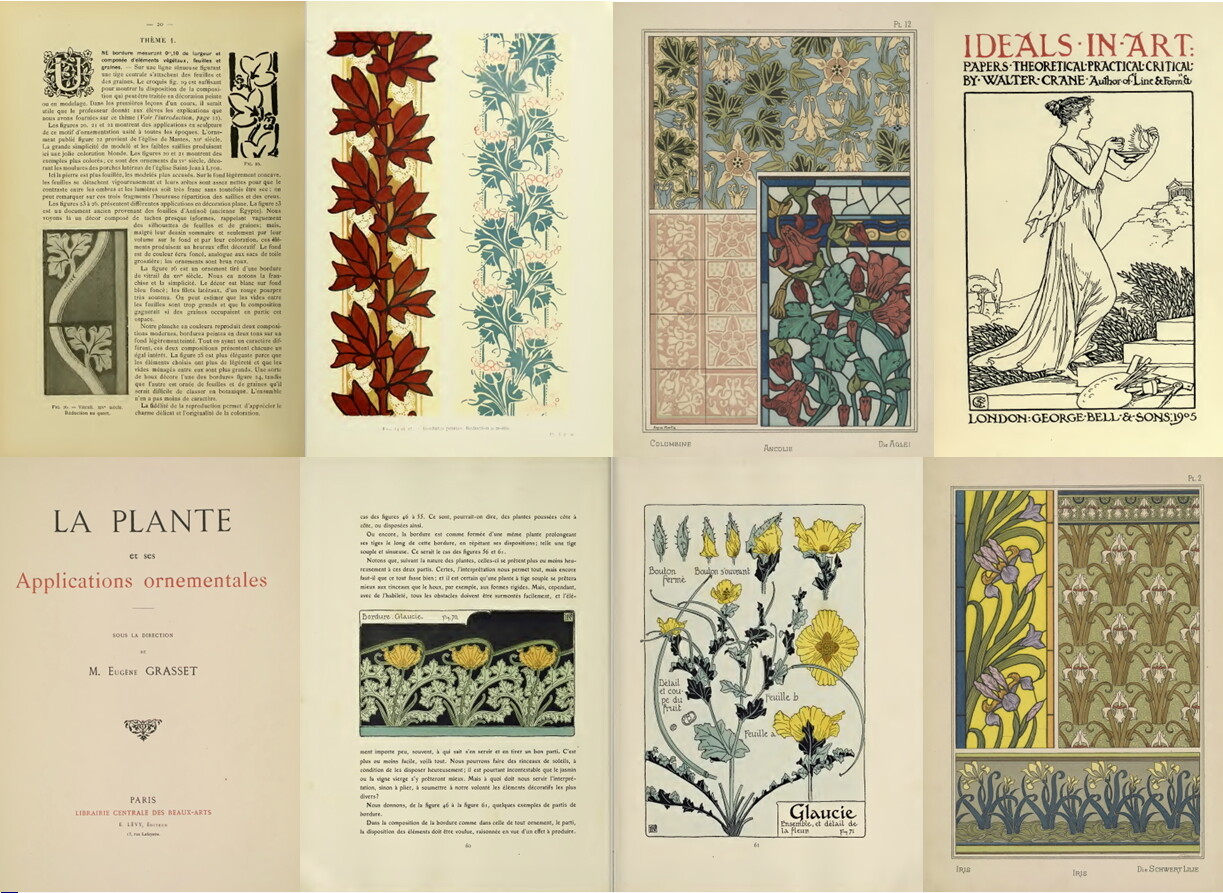 28 Old Books on Art Nouveau Applied Decorative Arts & Graphic Design on DVD