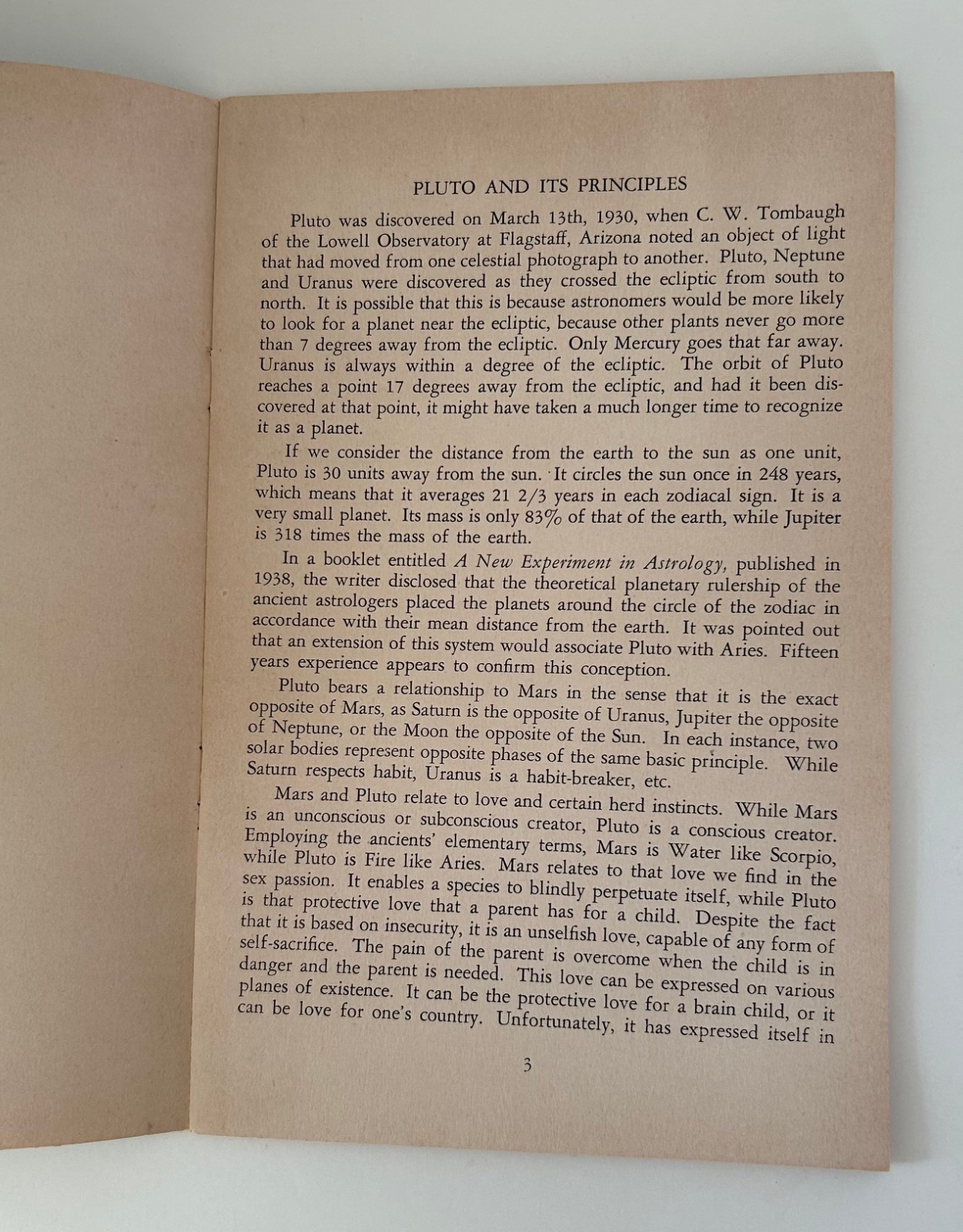 The New Astrology – Carl Payne Tobey – 5 Pamphlets – 1952